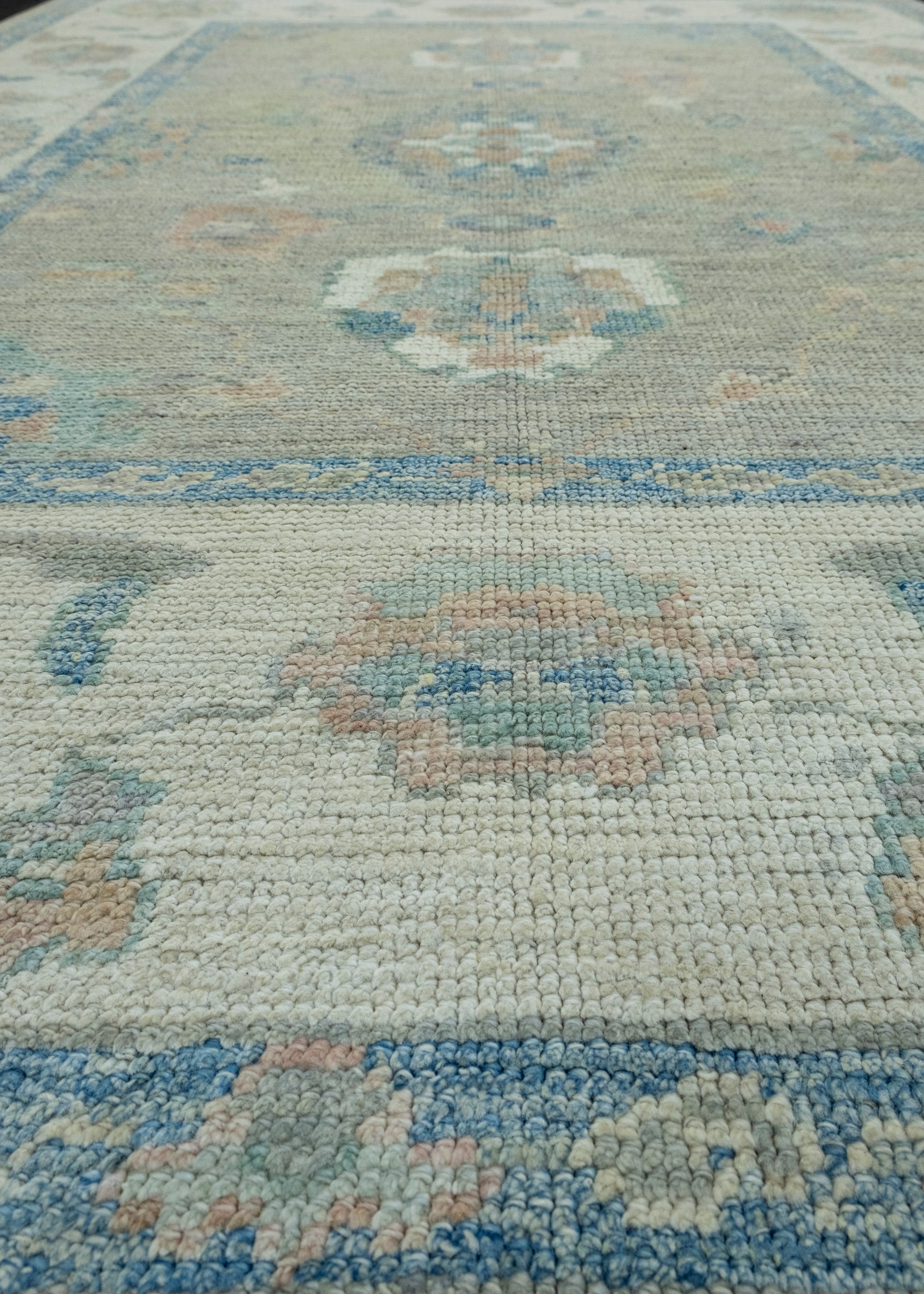 Turkish Oushak Rug 4'10" x 6'9" #17928