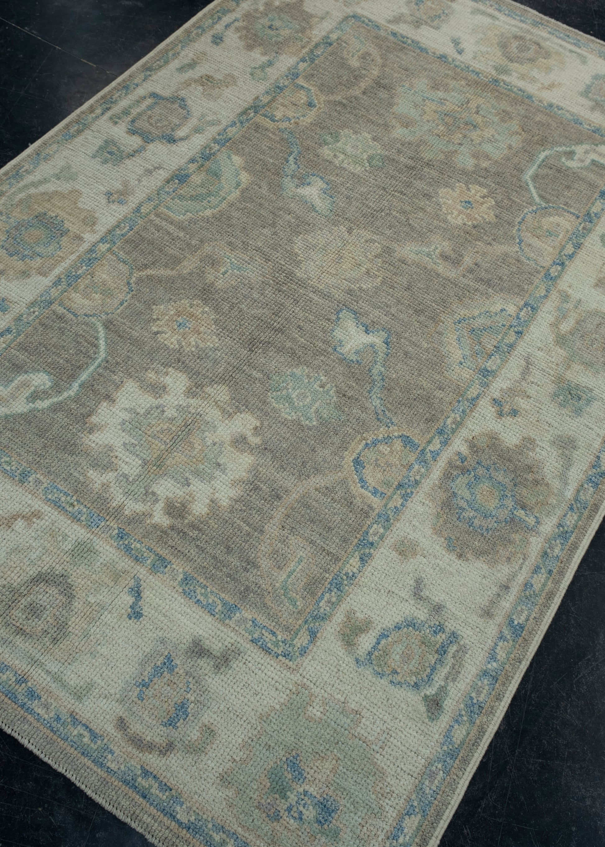 Turkish Oushak Rug 4' x 5'11" #17896