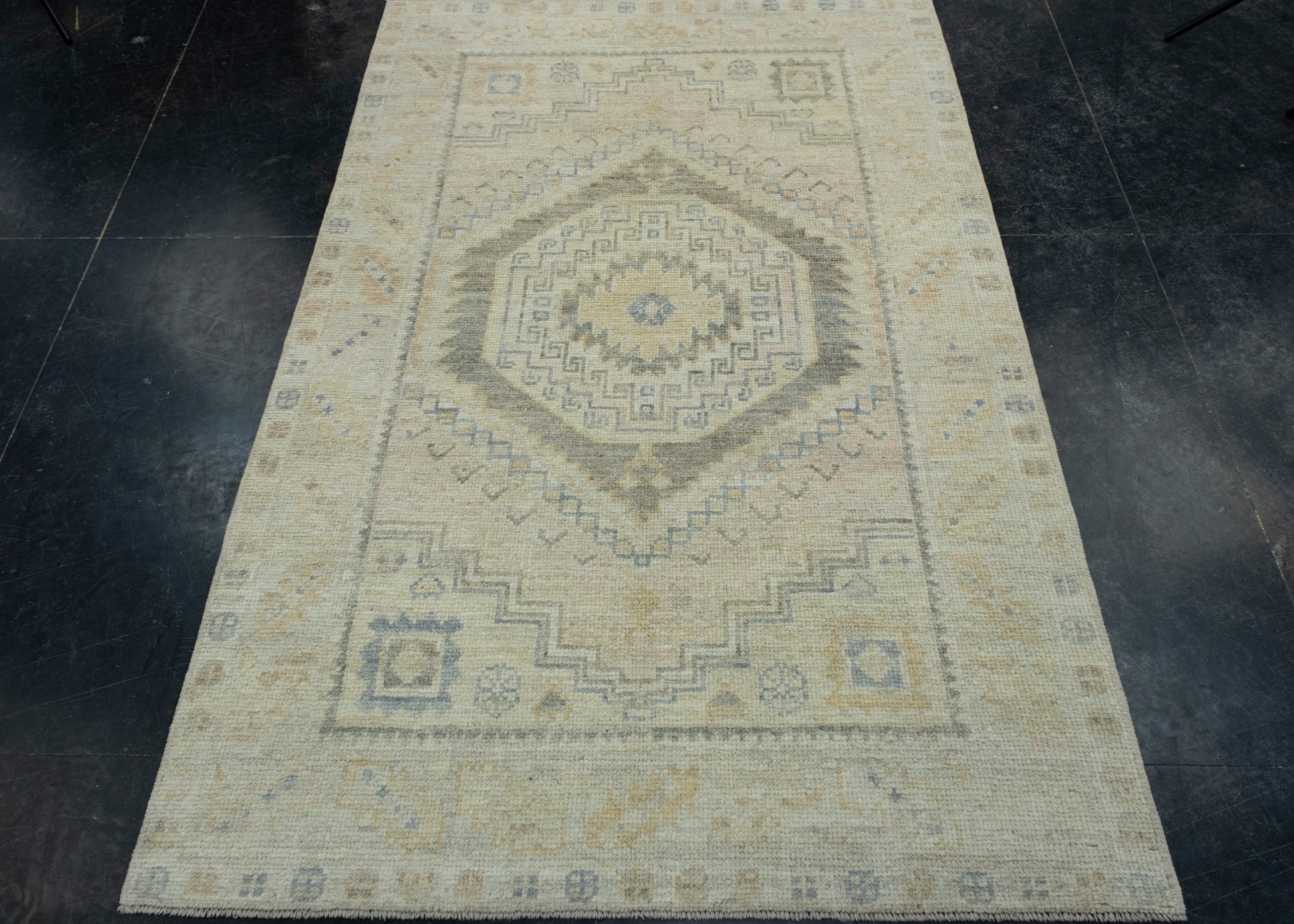 Turkish Oushak Rug 3'10" x 5'11" #17260