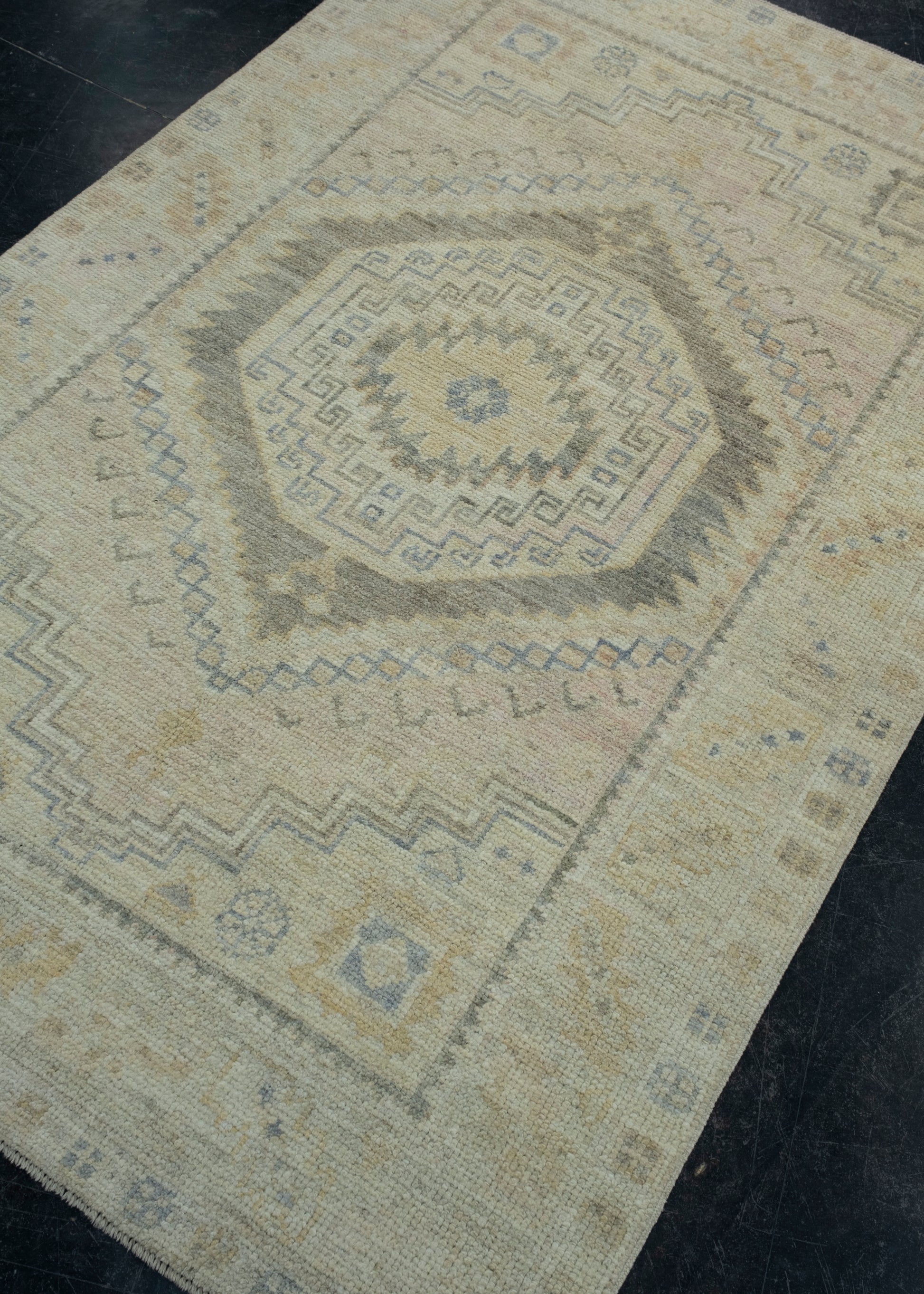 Turkish Oushak Rug 3'10" x 5'11" #17260