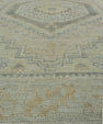 Turkish Oushak Rug 3'10" x 5'11" #17260