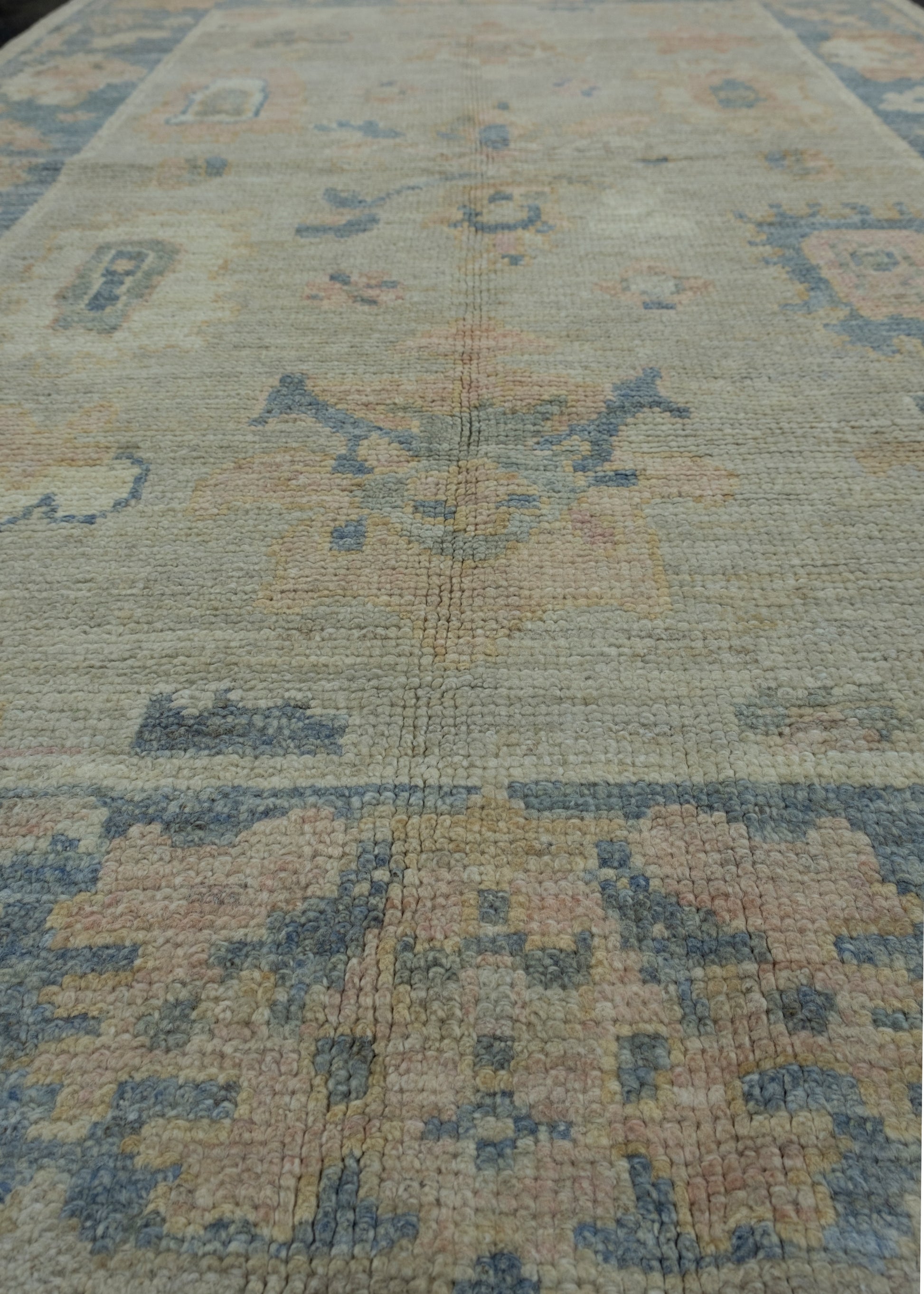 Turkish Oushak Rug 3'9" x 5'9" #17217