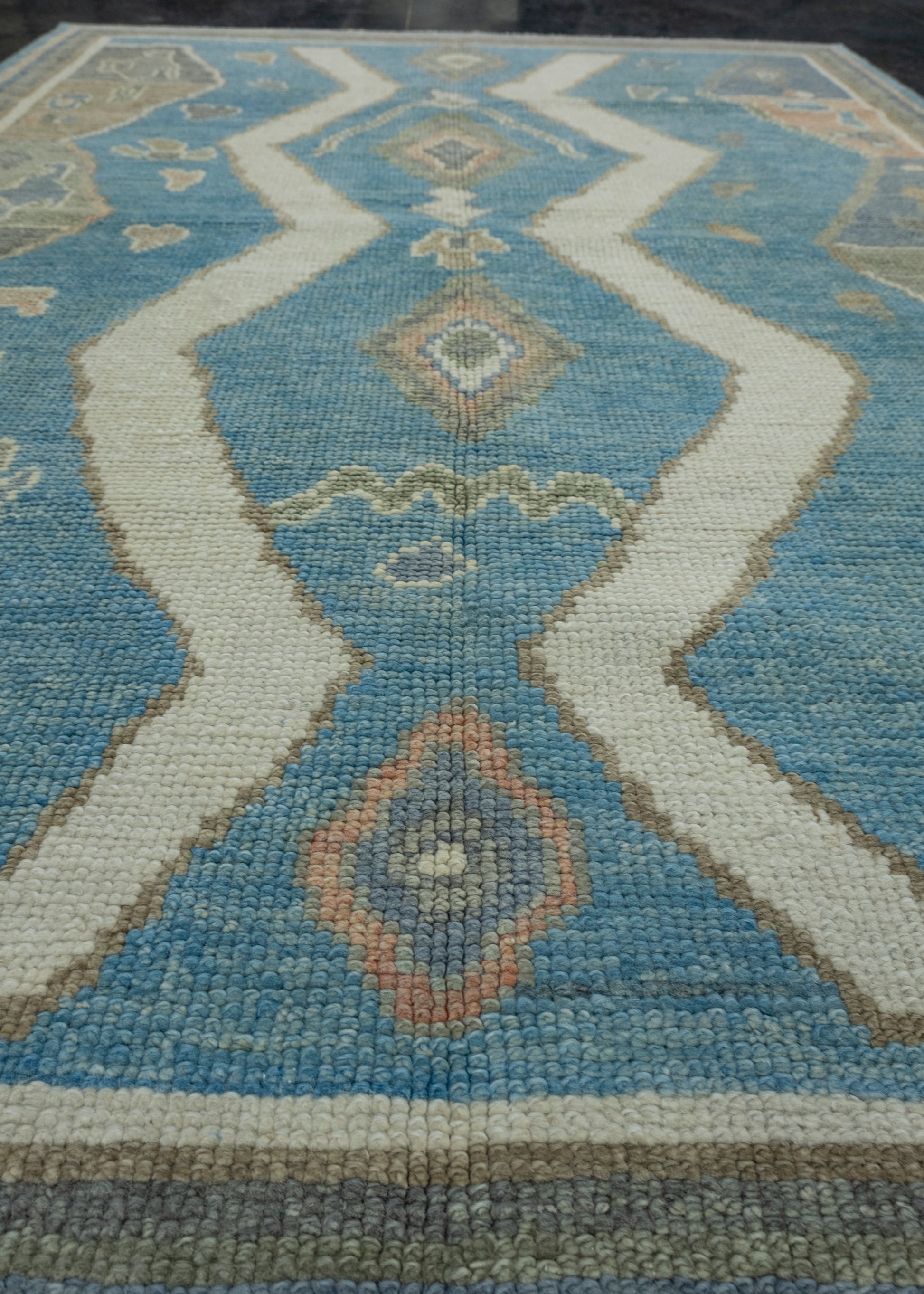Turkish Oushak Rug 3'11" x 5'11" #17155