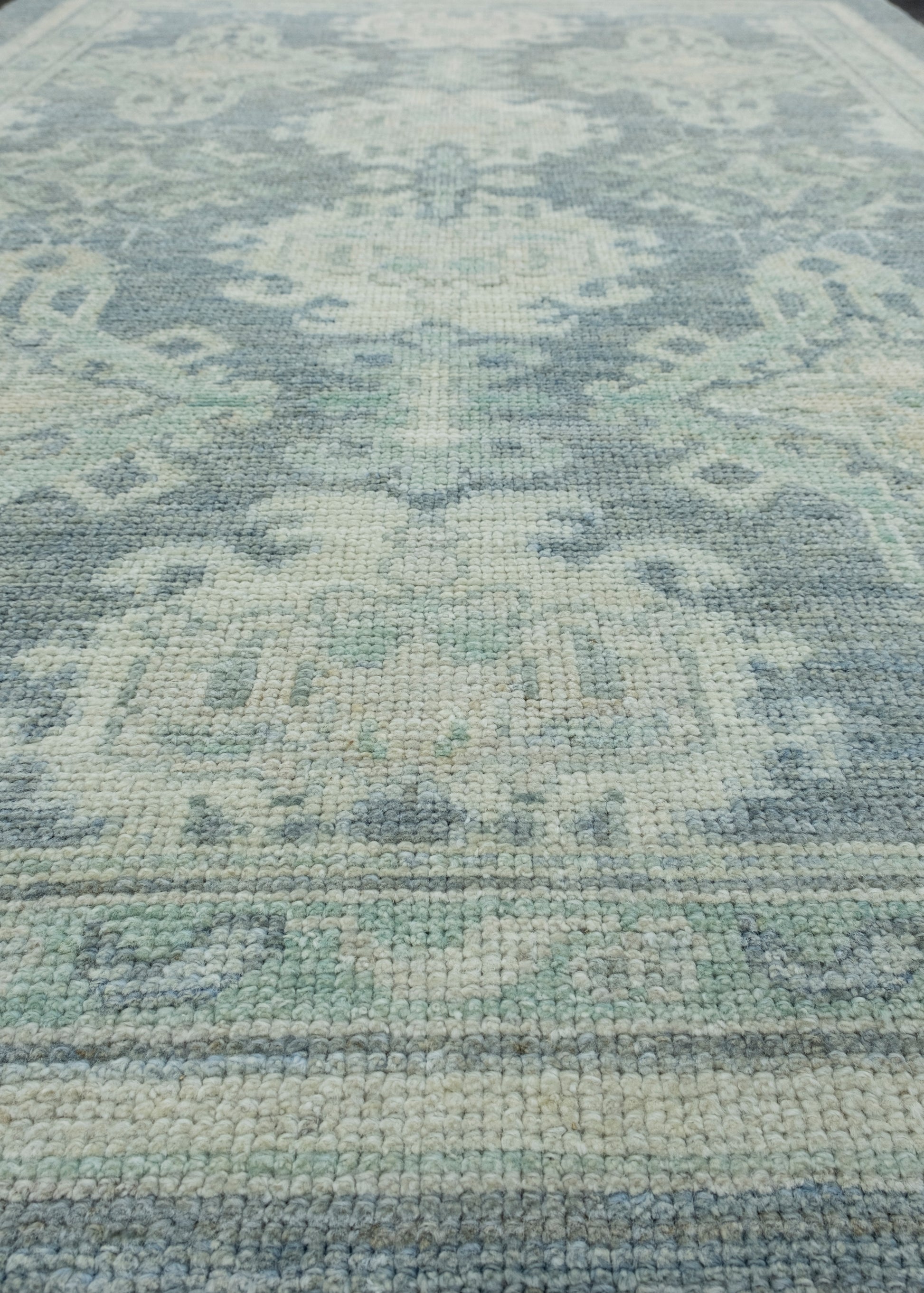 Turkish Oushak Rug 4'1" x 5'10" #17476