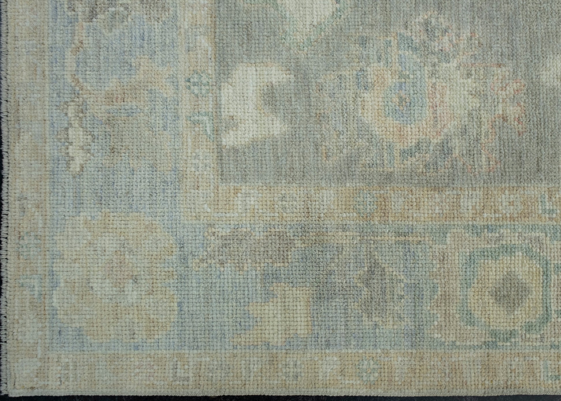 Turkish Oushak Rug 3'9" x 5'8" #17347