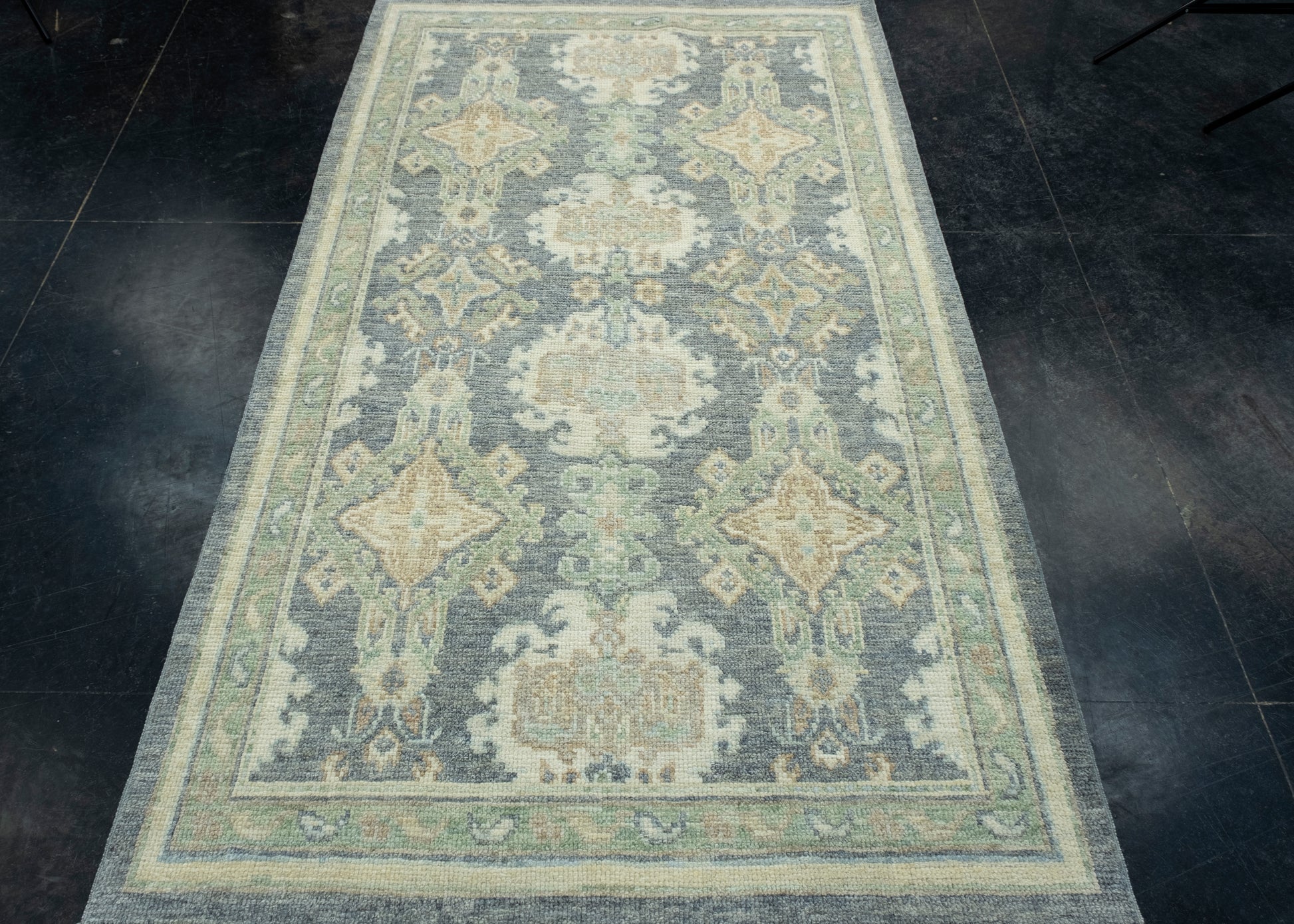 Turkish Oushak Rug 3'10" x 6'6" #17330