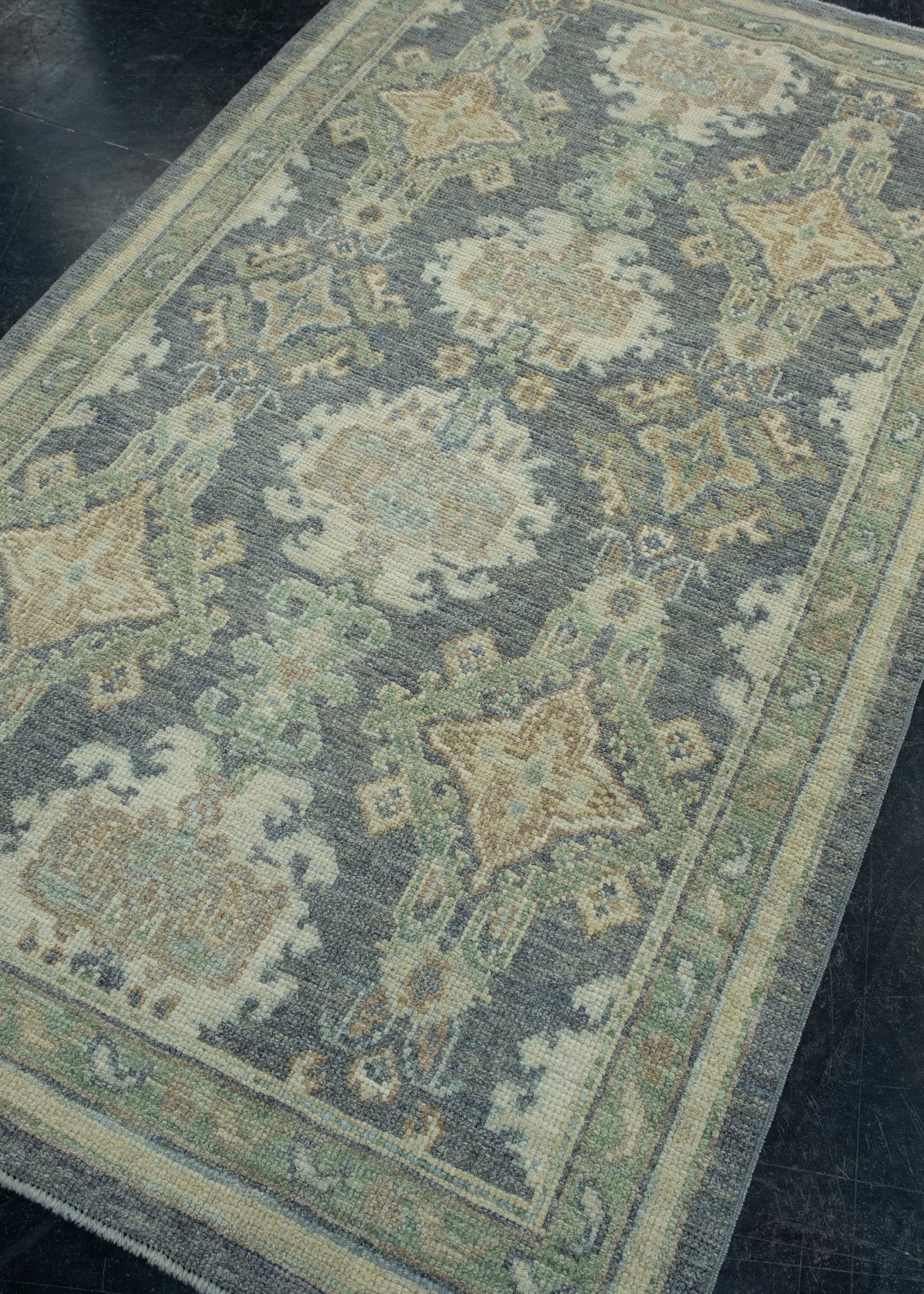 Turkish Oushak Rug 3'10" x 6'6" #17330