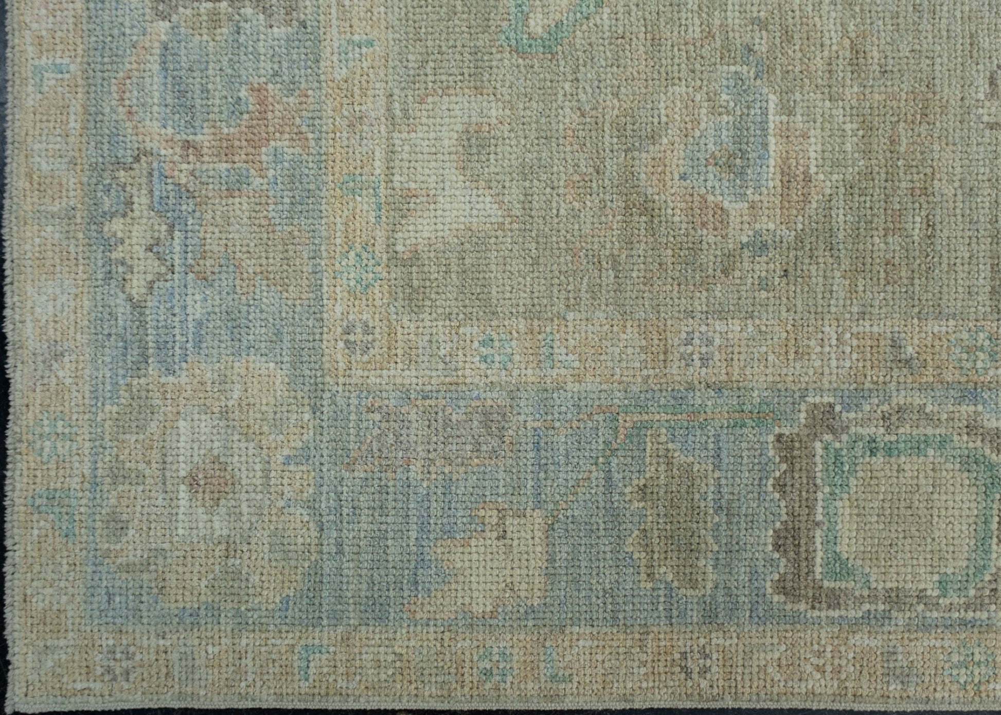 Turkish Oushak Rug 3'10" x 5'9" #17248
