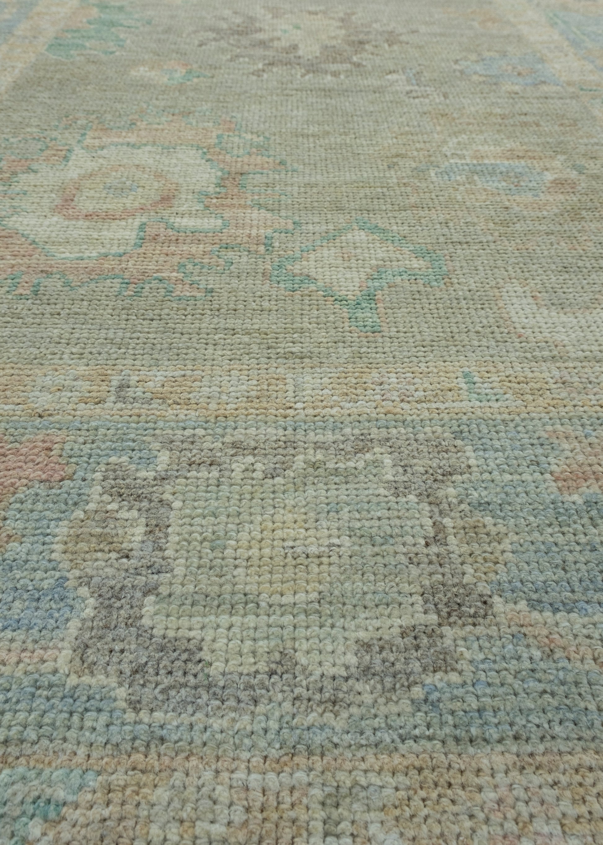 Turkish Oushak Rug 3'10" x 5'9" #17248