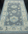 Turkish Oushak Rug 3'10" x 6'1" #17012