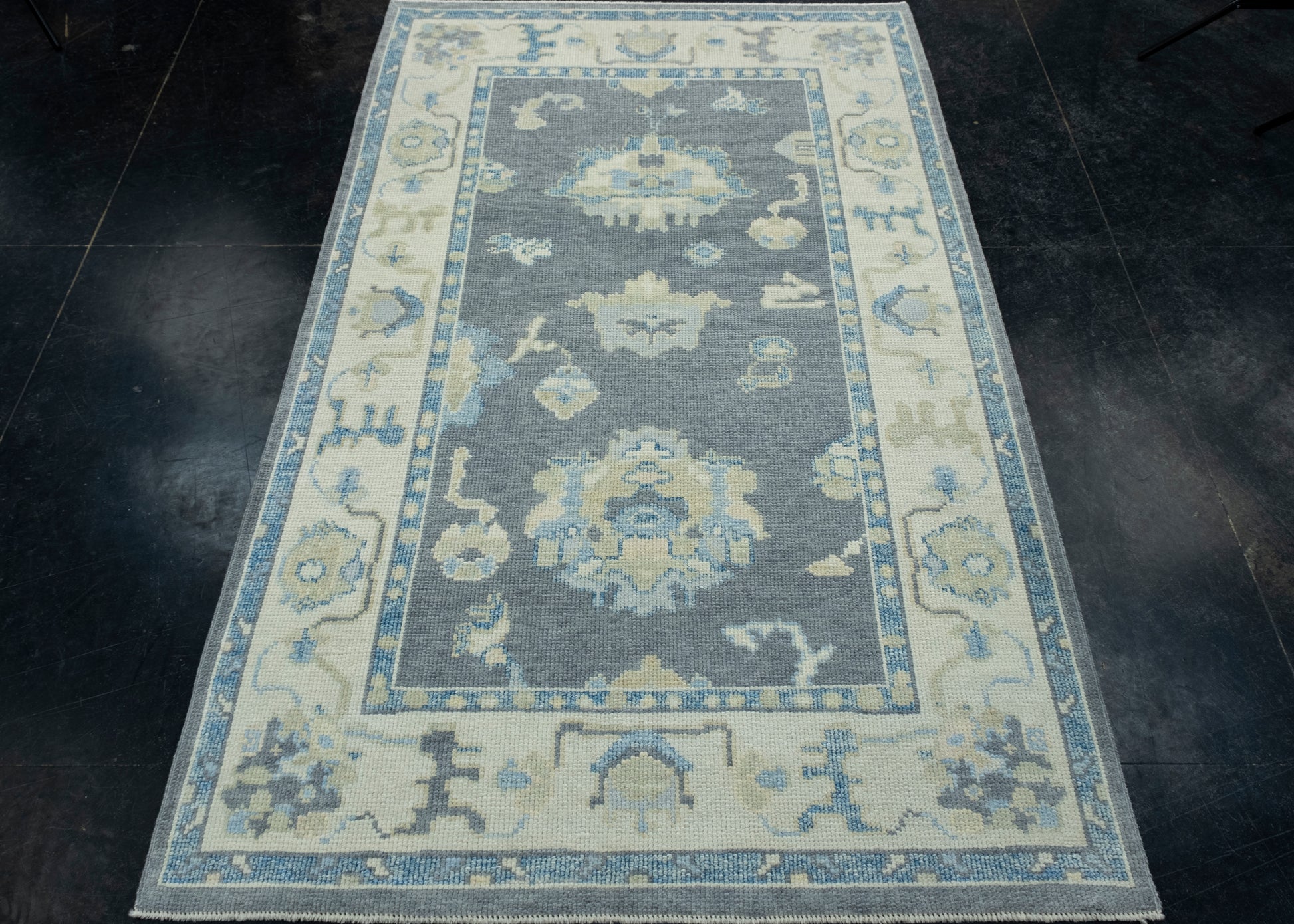 Turkish Oushak Rug 3'10" x 6'1" #17012