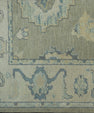 Turkish Oushak Rug 3'10" x 5'3" #17007