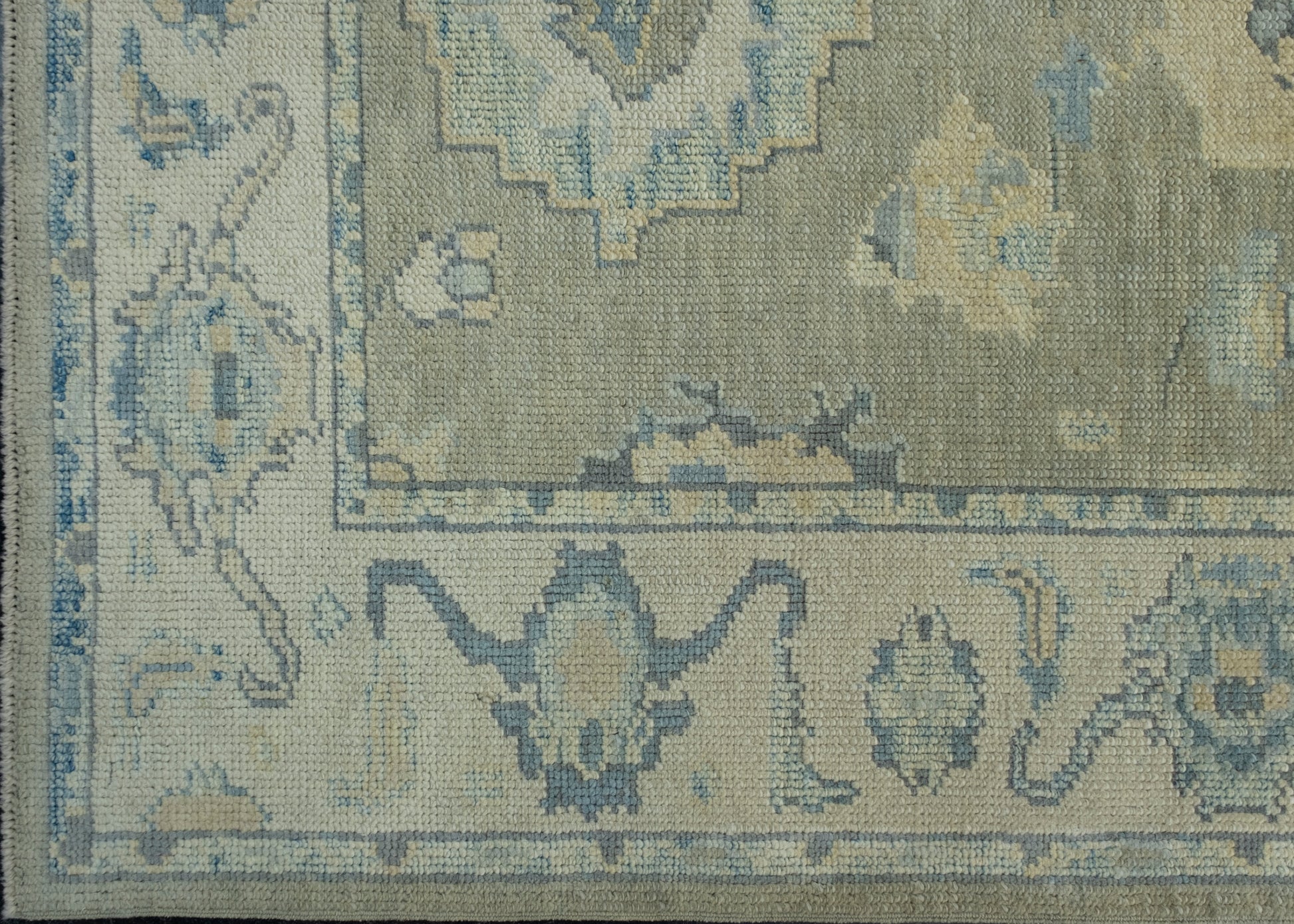 Turkish Oushak Rug 3'10" x 5'3" #17007