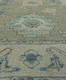 Turkish Oushak Rug 3'10" x 5'3" #17007
