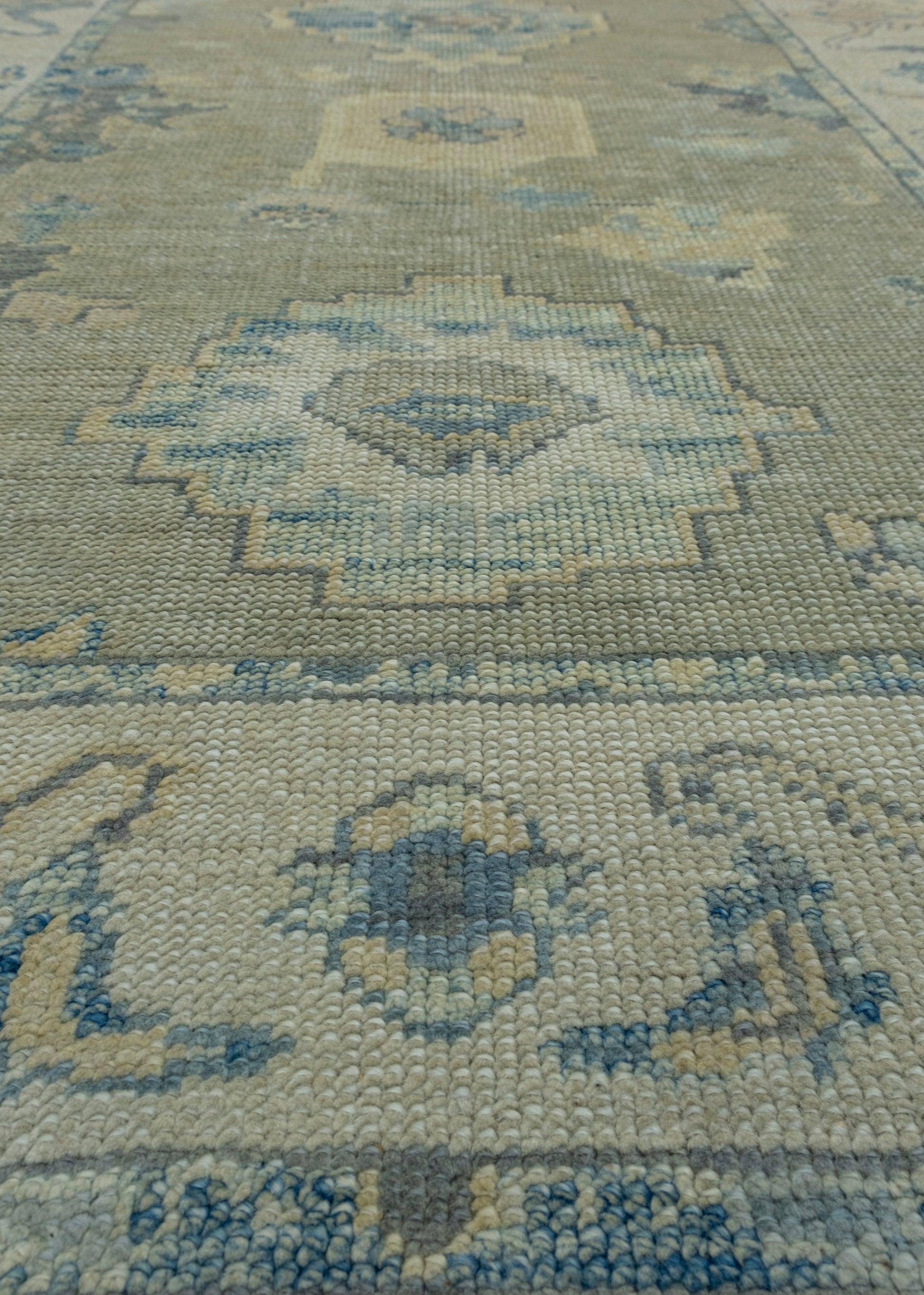 Turkish Oushak Rug 3'10" x 5'3" #17007