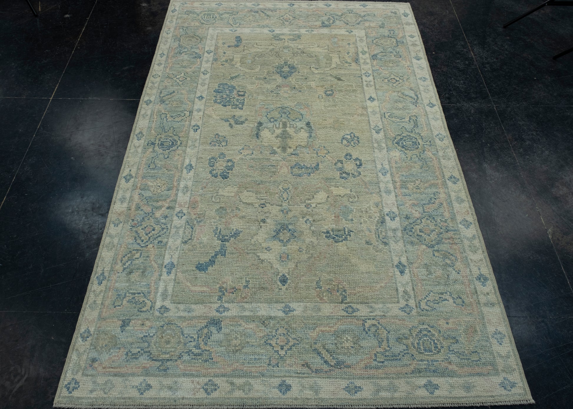 Turkish Oushak Rug 4' x 6'4" #17771