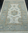 Turkish Oushak Rug 3'11" x 5'10" #17899