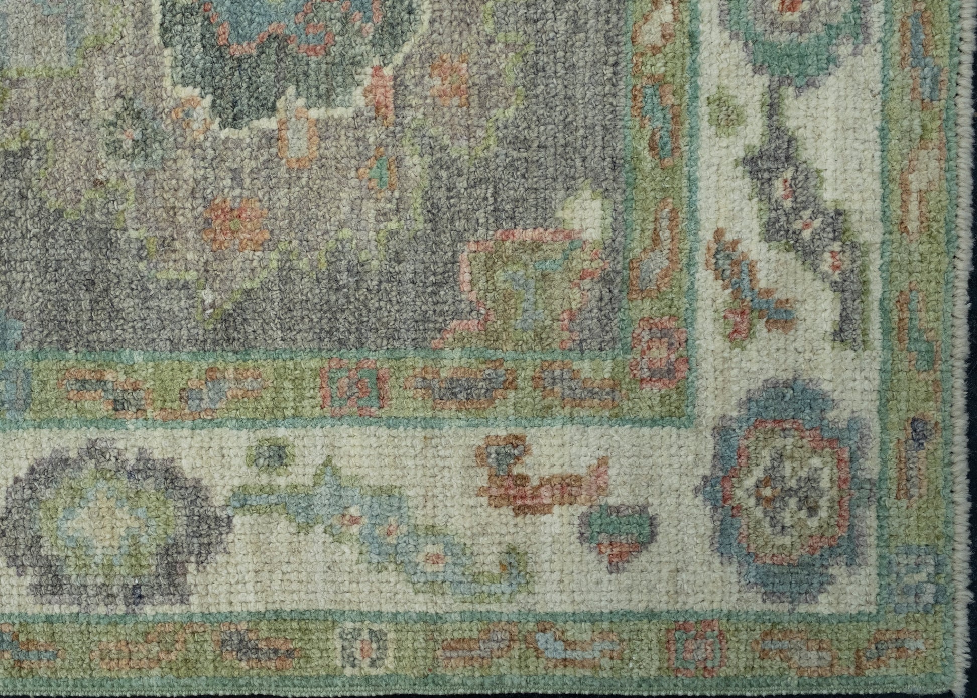 Turkish Oushak Rug 2'8" x 5'1" #17469