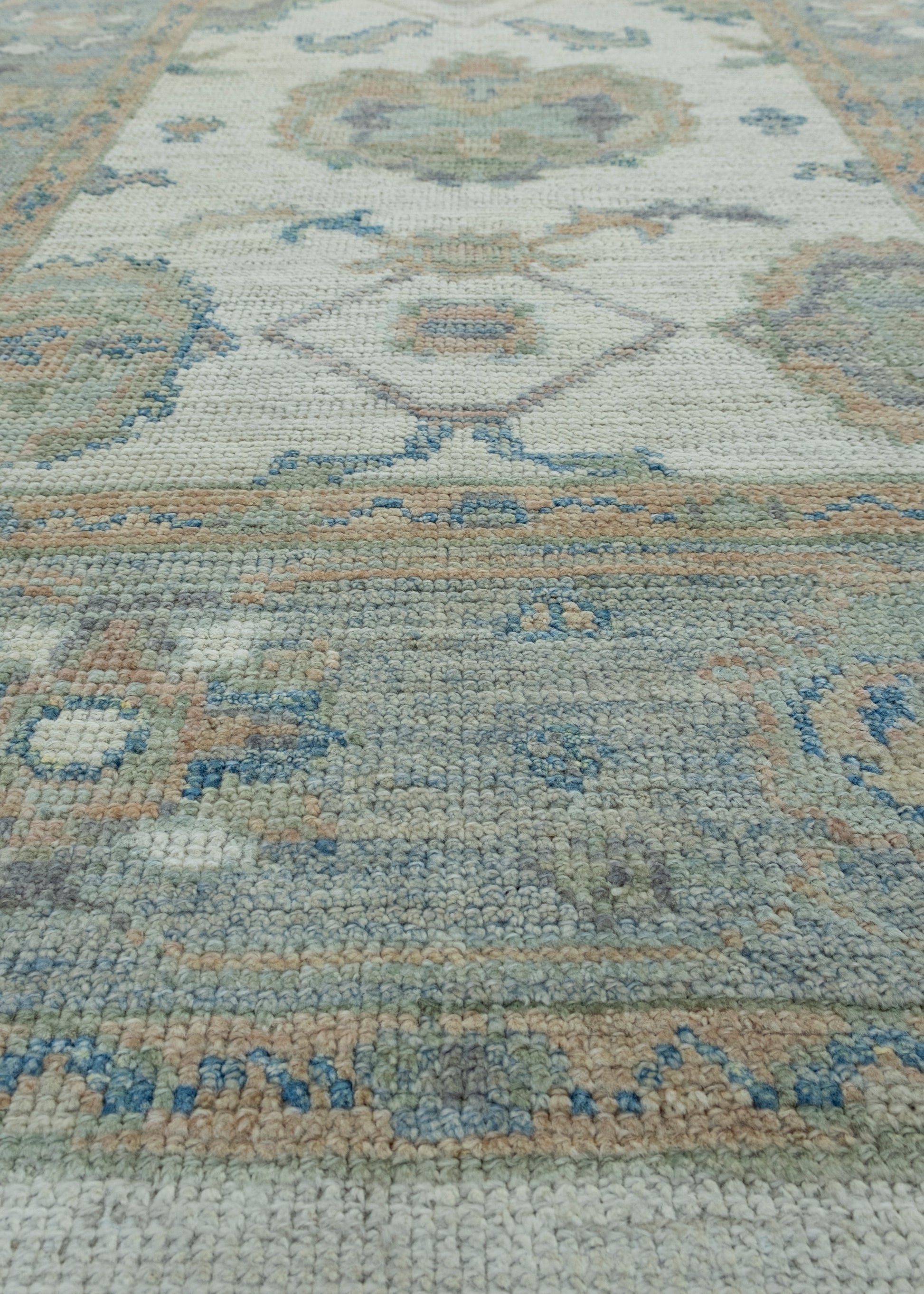 Turkish Oushak Rug 3'11" x 5'10" #17899