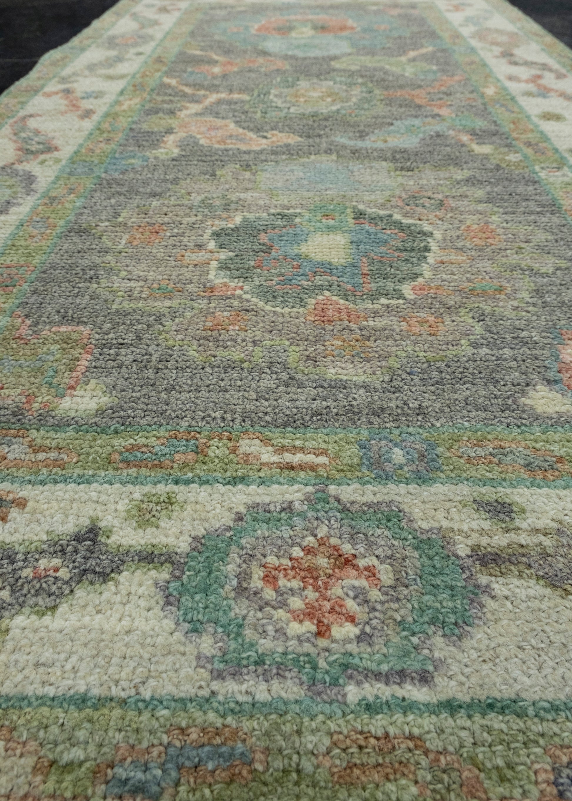 Turkish Oushak Rug 2'8" x 5'1" #17469