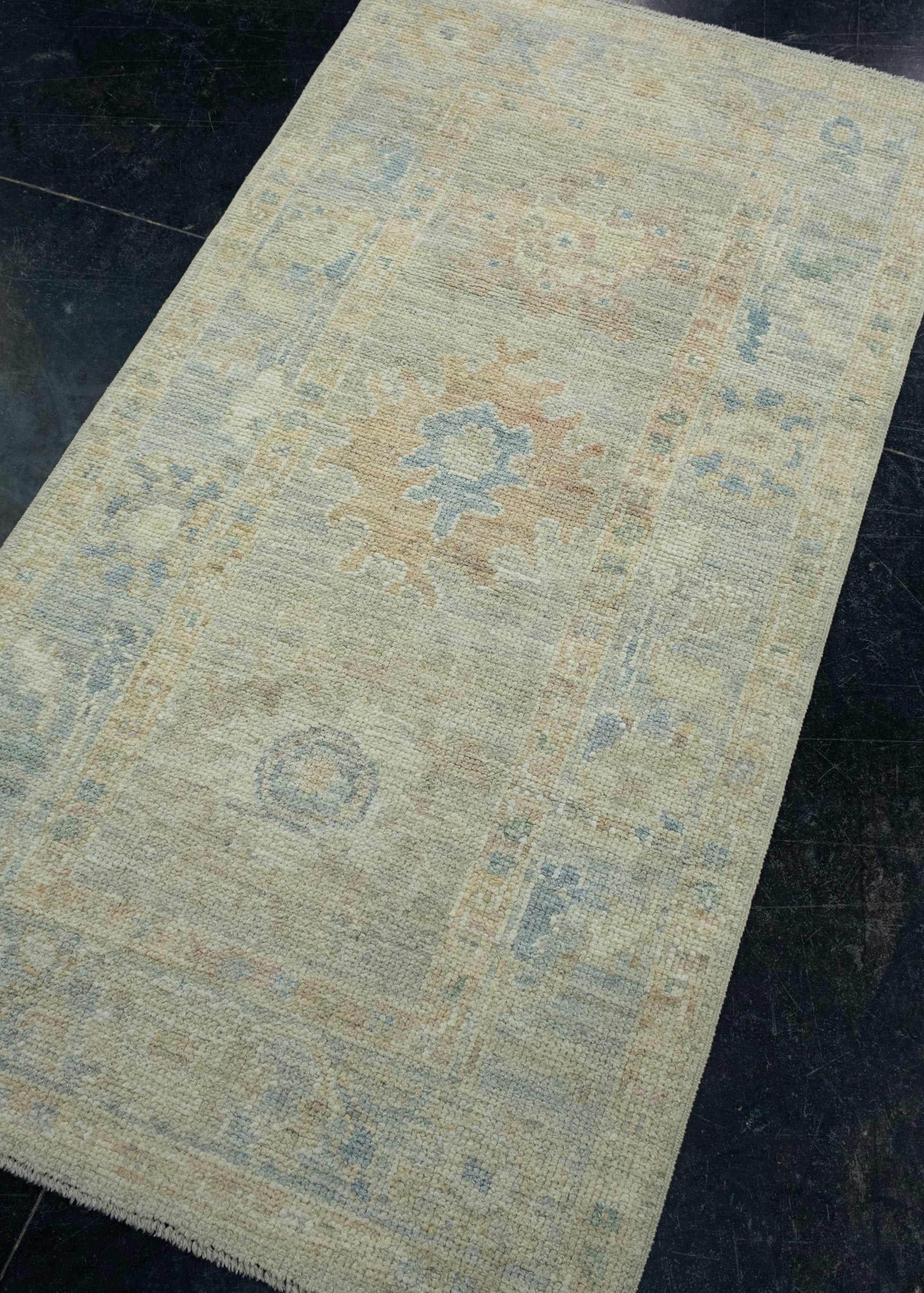 Turkish Oushak Rug 2'7" x 5' #17493