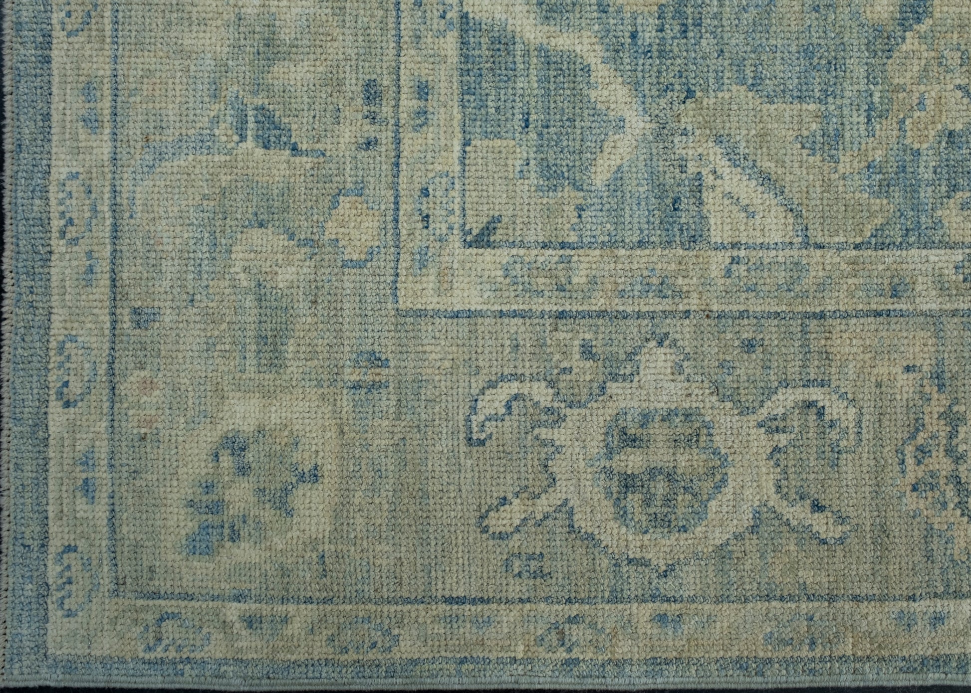 Turkish Oushak Rug 4'2" x 6'2" #17898