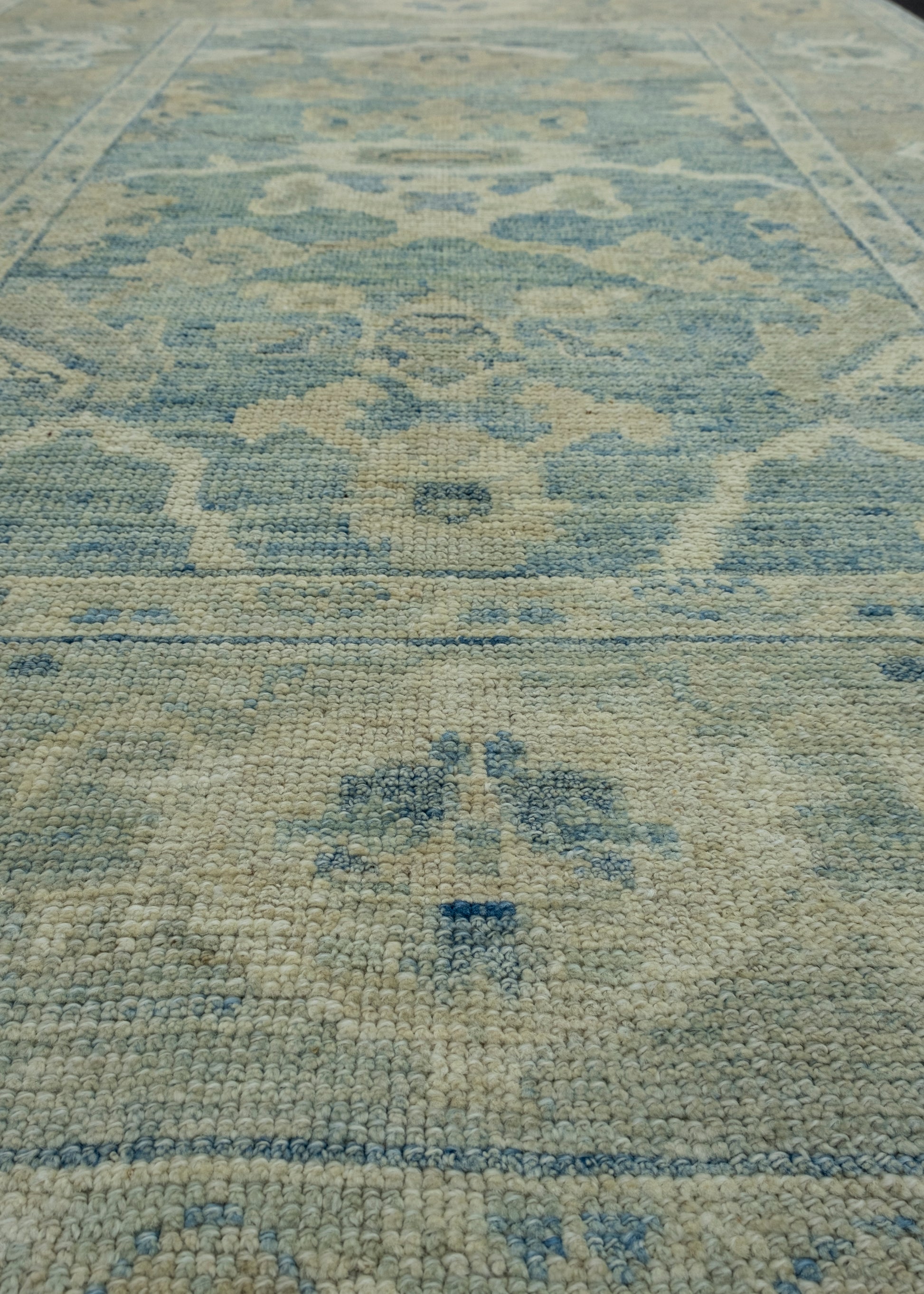 Turkish Oushak Rug 4'2" x 6'2" #17898