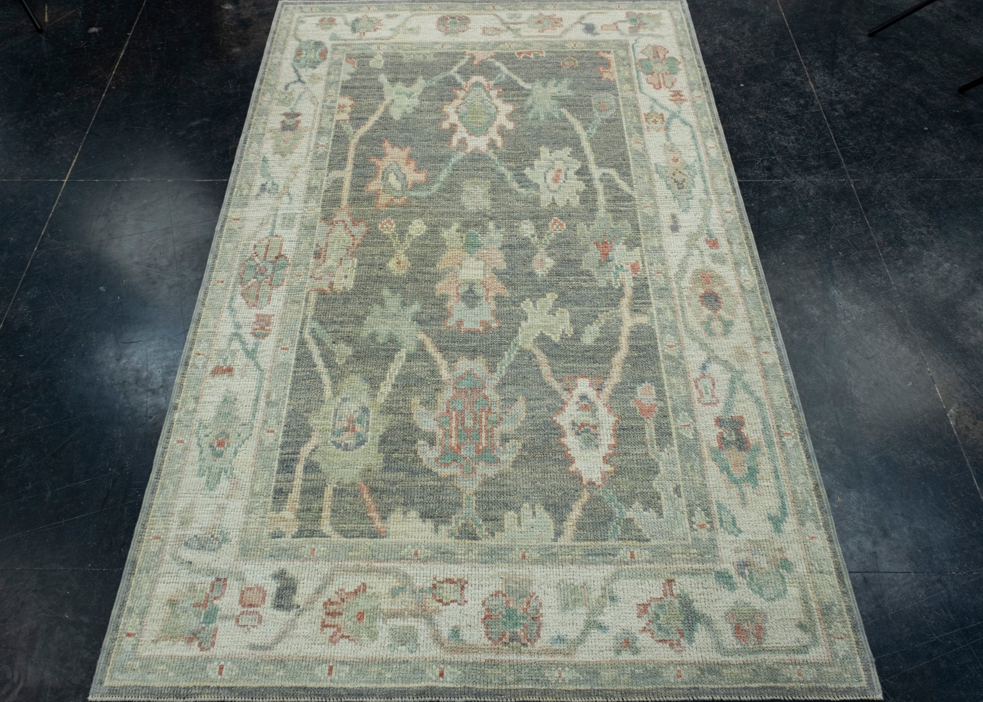 Turkish Oushak Rug 3'10" x 6' #17721
