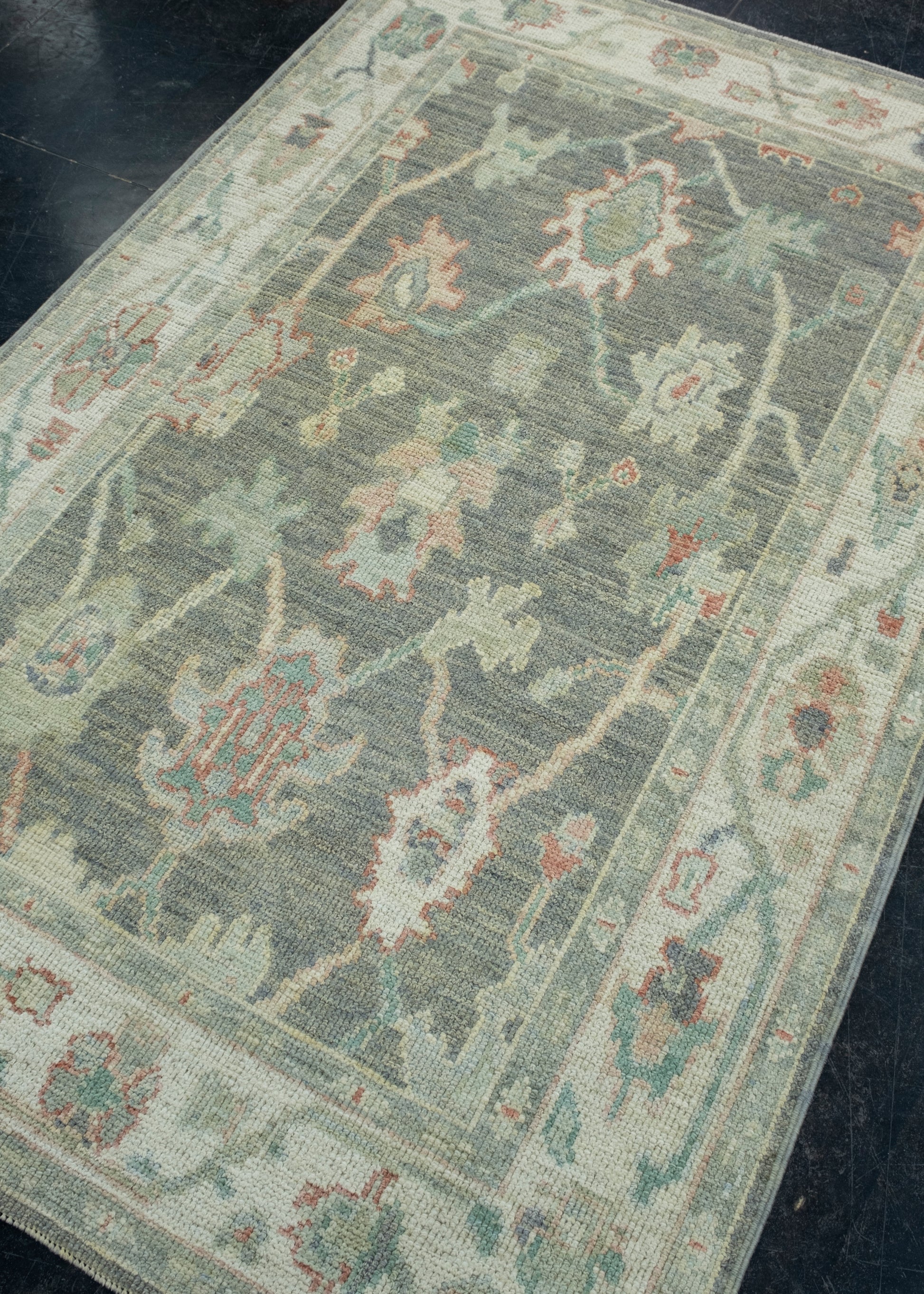 Turkish Oushak Rug 3'10" x 6' #17721