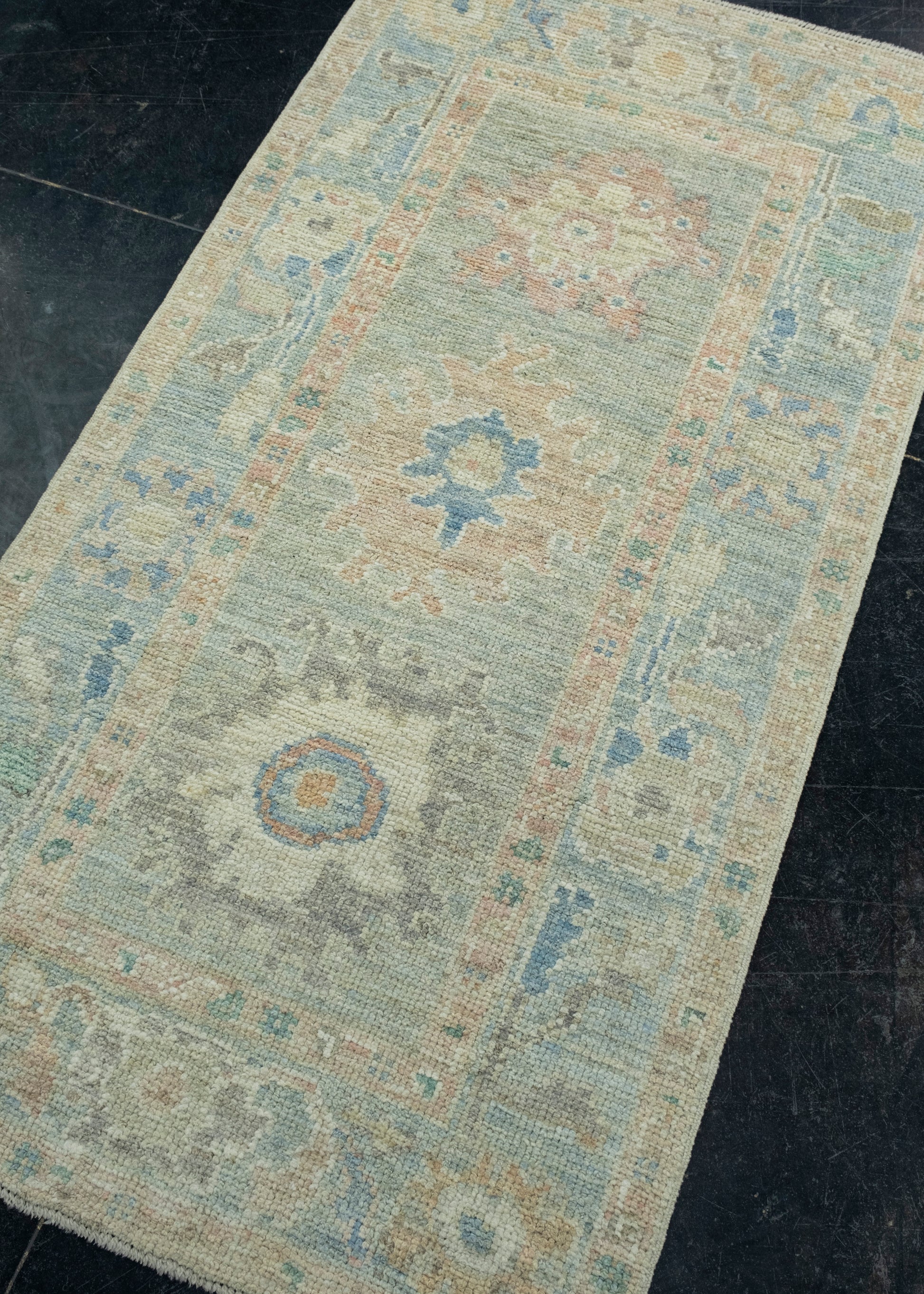 Turkish Oushak Rug 2'6" x 4'9" #17227