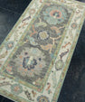 Turkish Oushak Rug 2'7" x 5'2" #17402