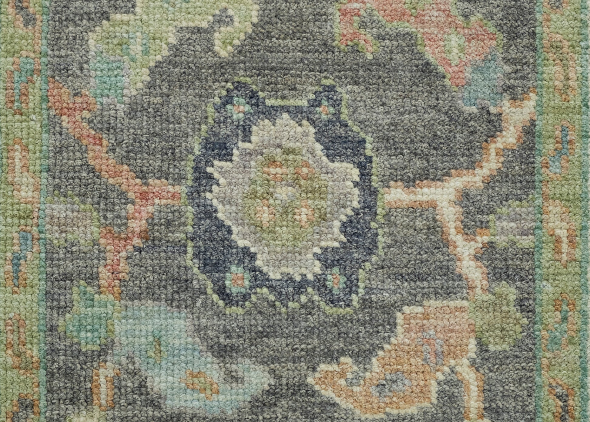 Turkish Oushak Rug 2'7" x 5'2" #17402