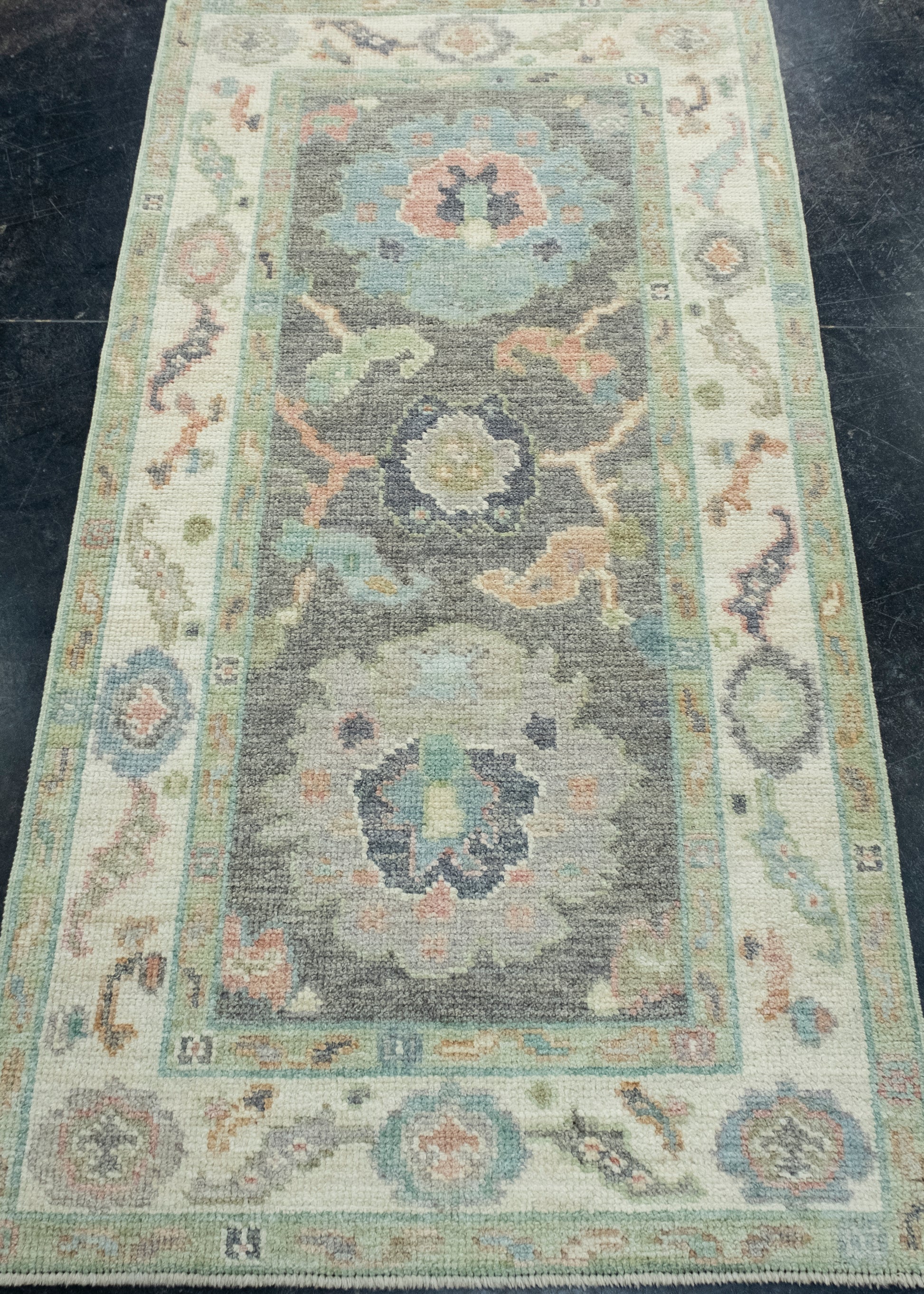 Turkish Oushak Rug 2'7" x 5' #17252
