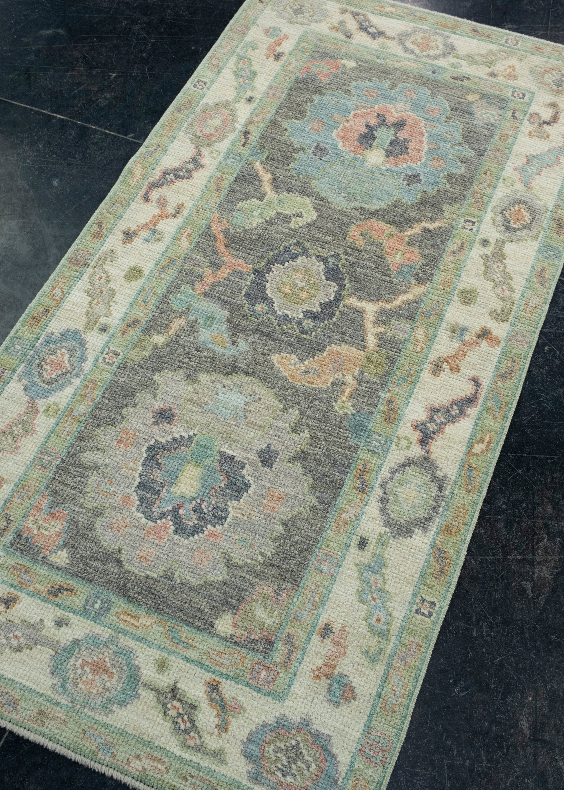Turkish Oushak Rug 2'7" x 5' #17252