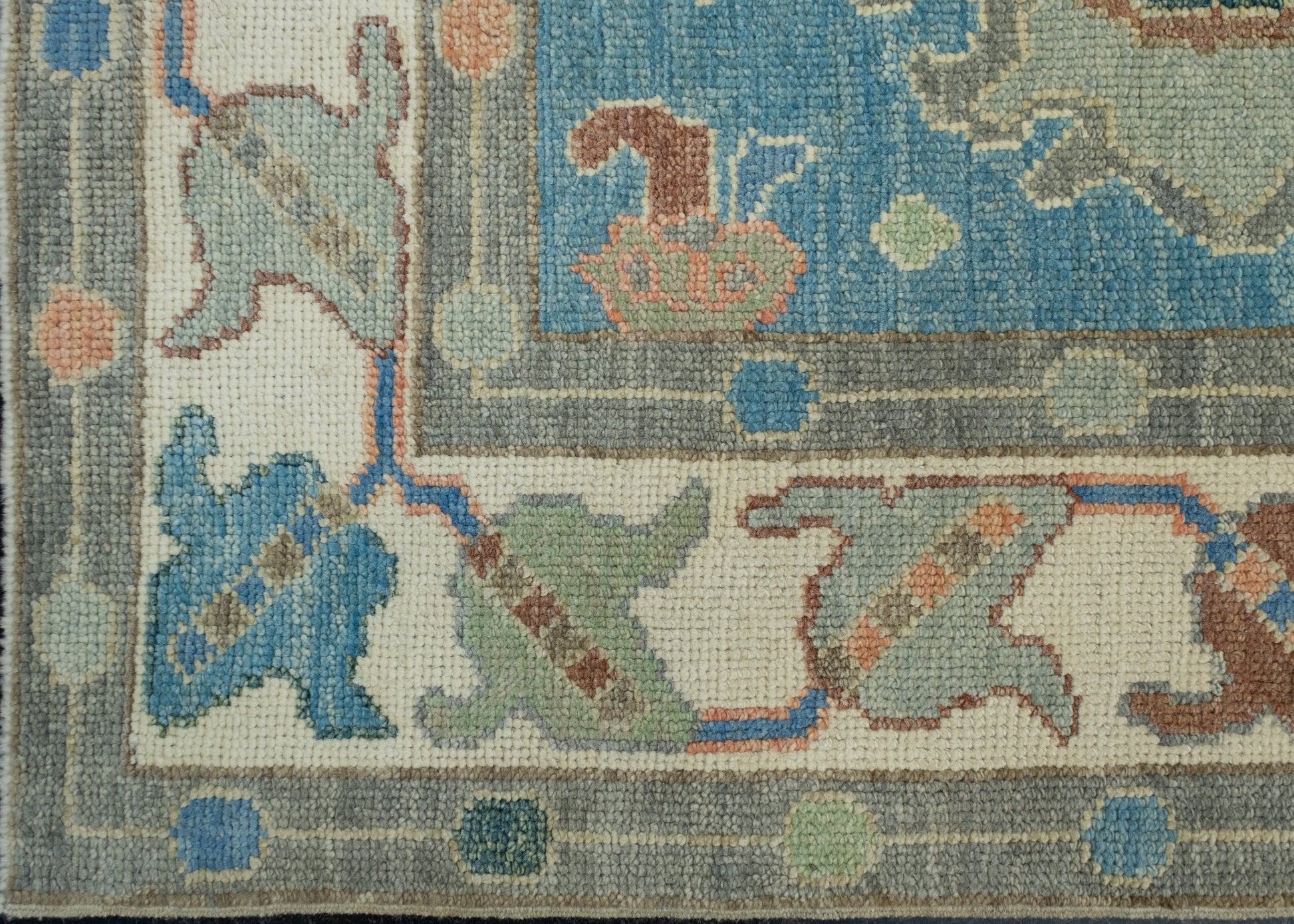 Turkish Oushak Rug 3'8" x 5'10" #17445