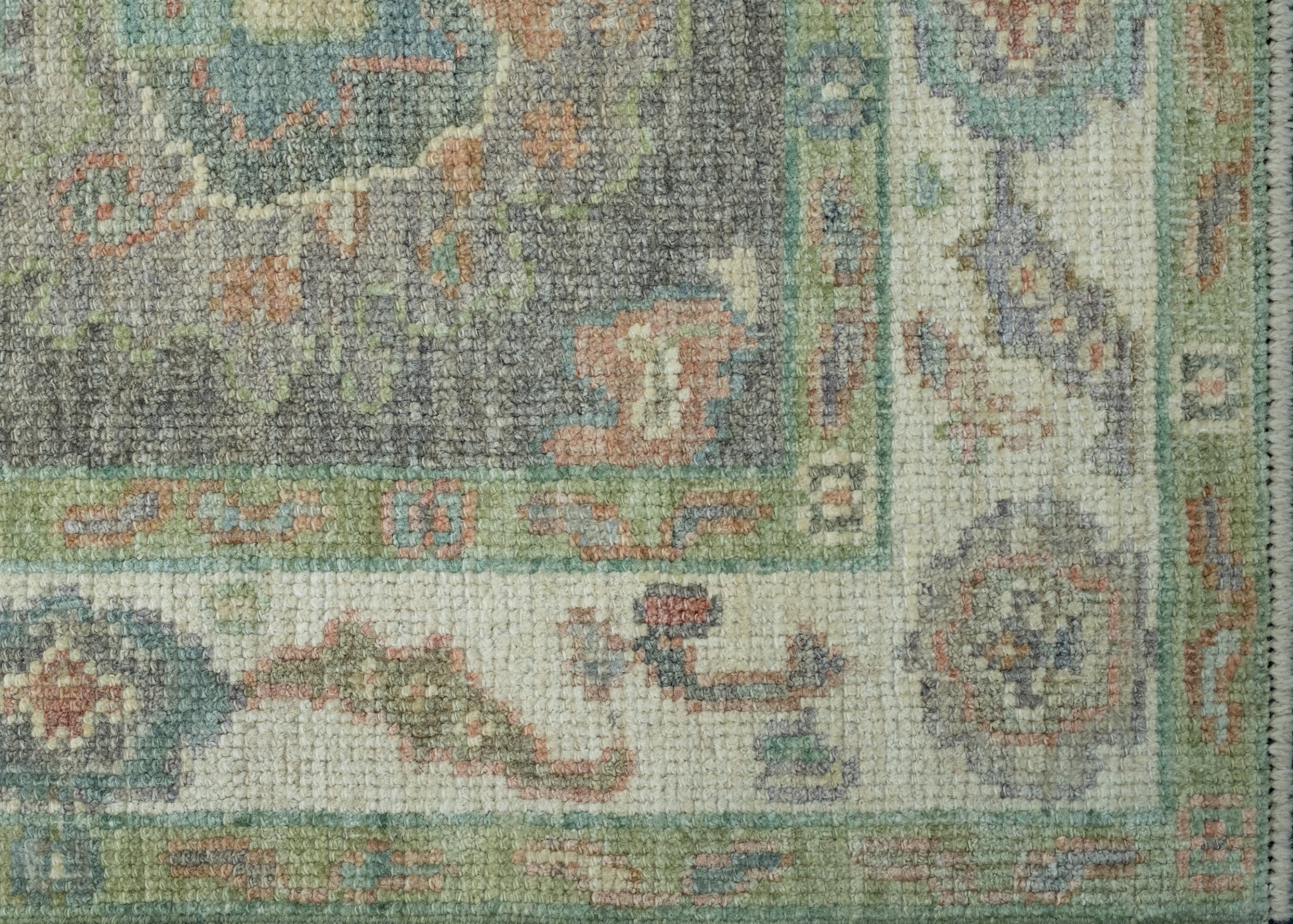Turkish Oushak Rug 2'7" x 5'2" #17470