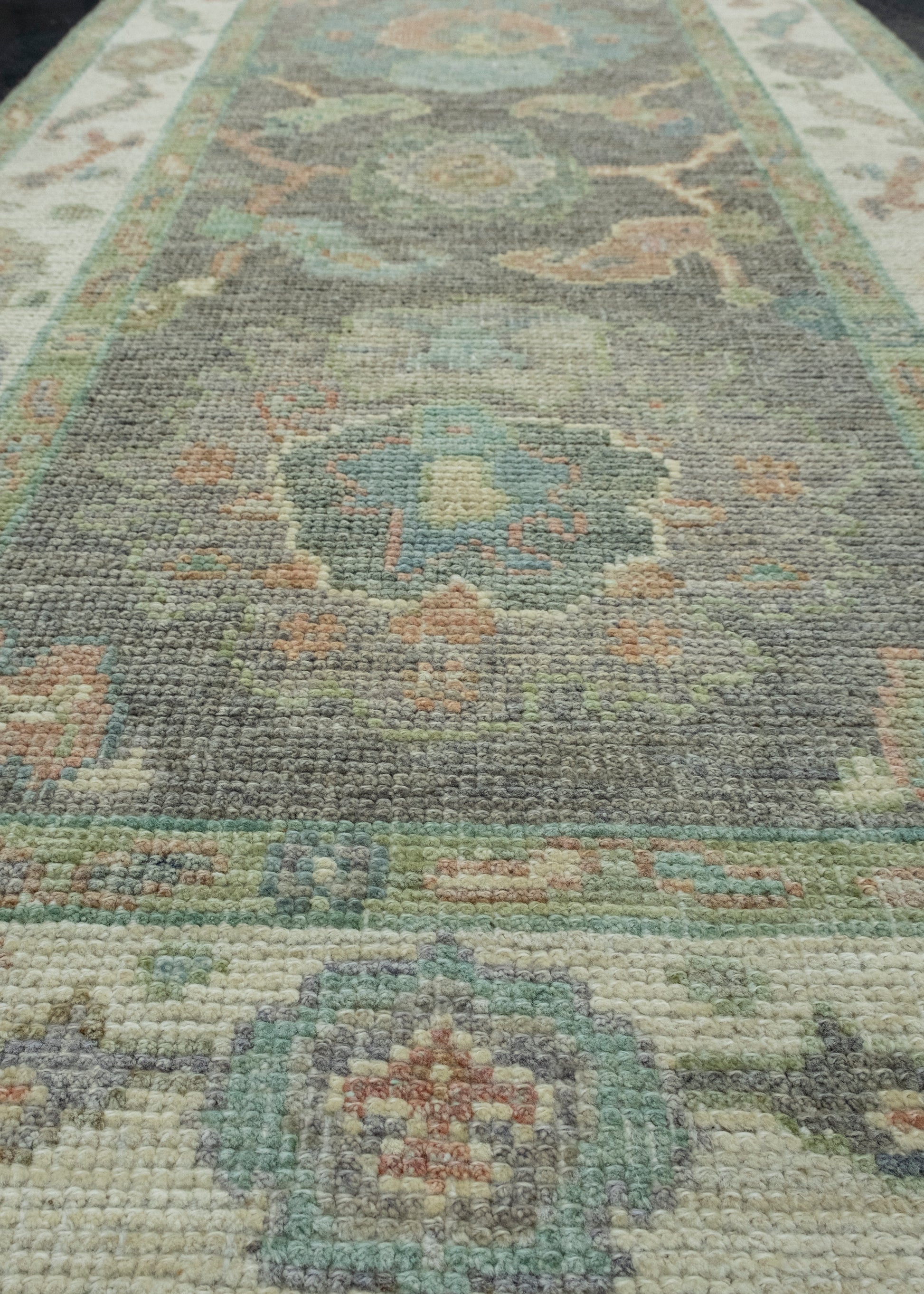 Turkish Oushak Rug 2'7" x 5'2" #17470
