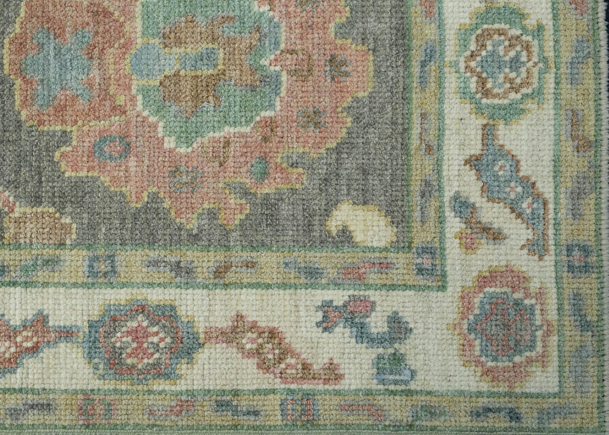 Turkish Oushak Rug 2'6" x 5'2" #17548