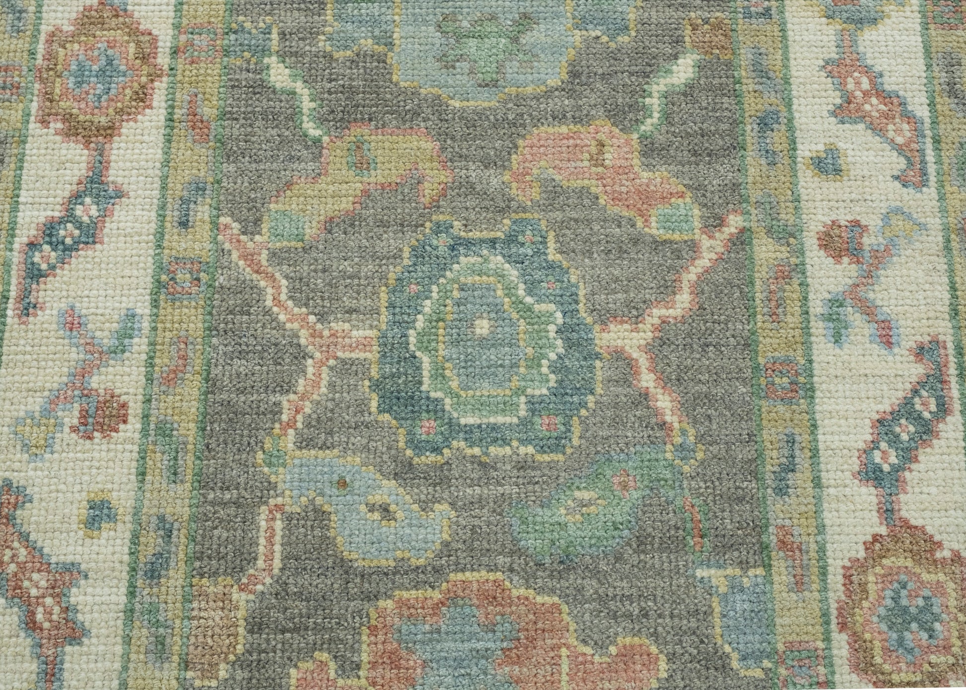 Turkish Oushak Rug 2'6" x 5'2" #17548