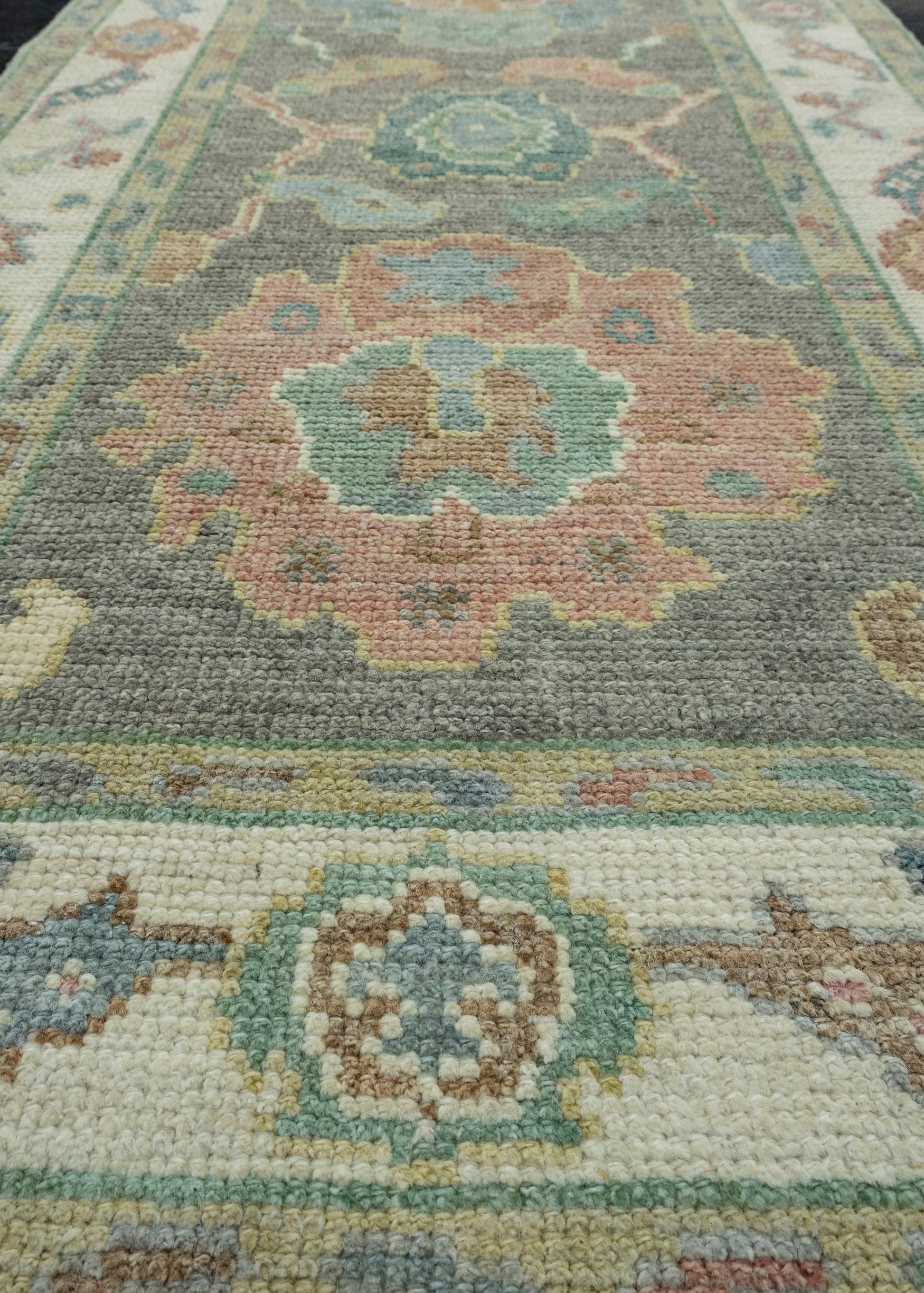 Turkish Oushak Rug 2'6" x 5'2" #17548