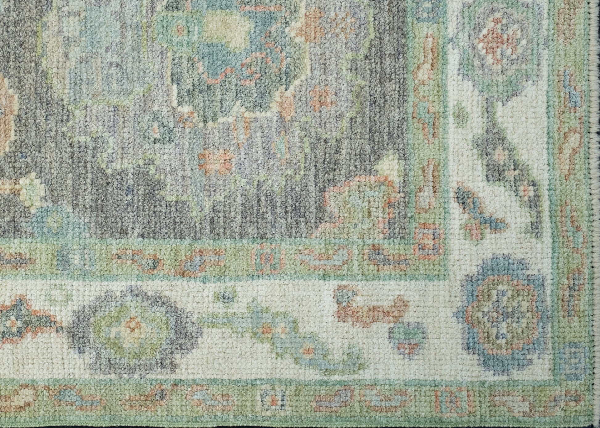 Turkish Oushak Rug 2'8" x 5'2" #17427