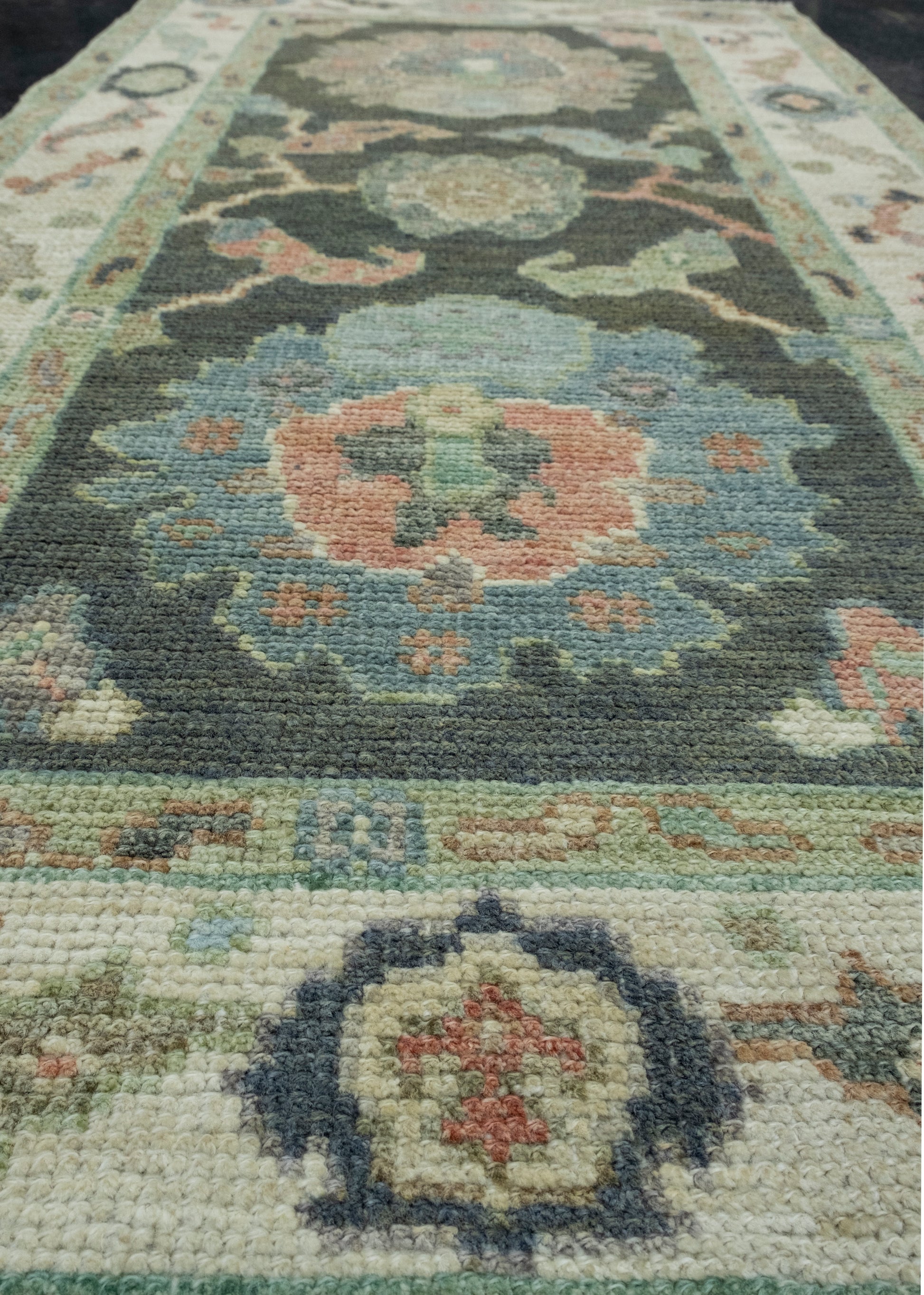 Turkish Oushak Rug 2'7" x 5'1" #17552
