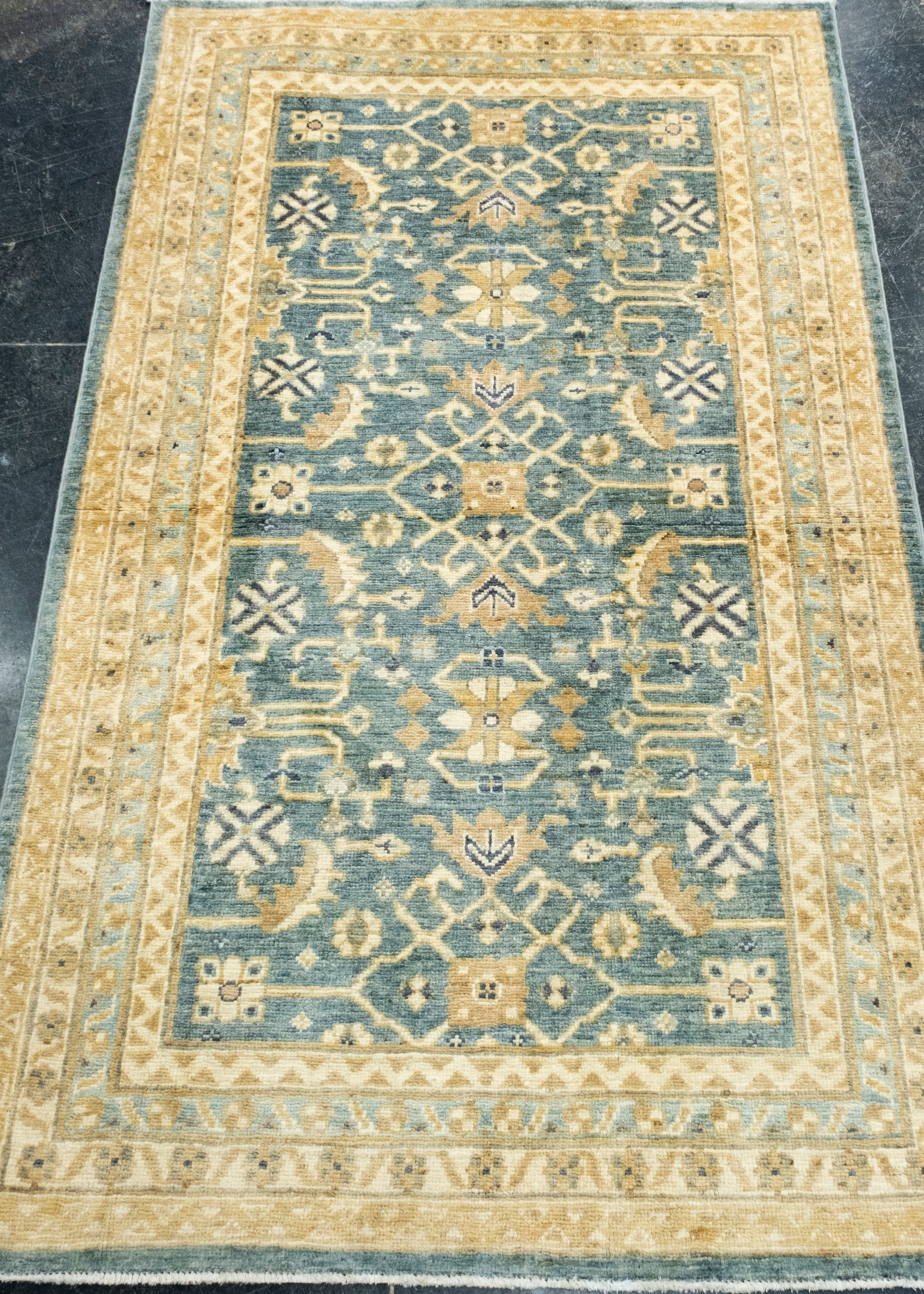 Turkish Oushak Rug 2'10" x 4'10" #17474