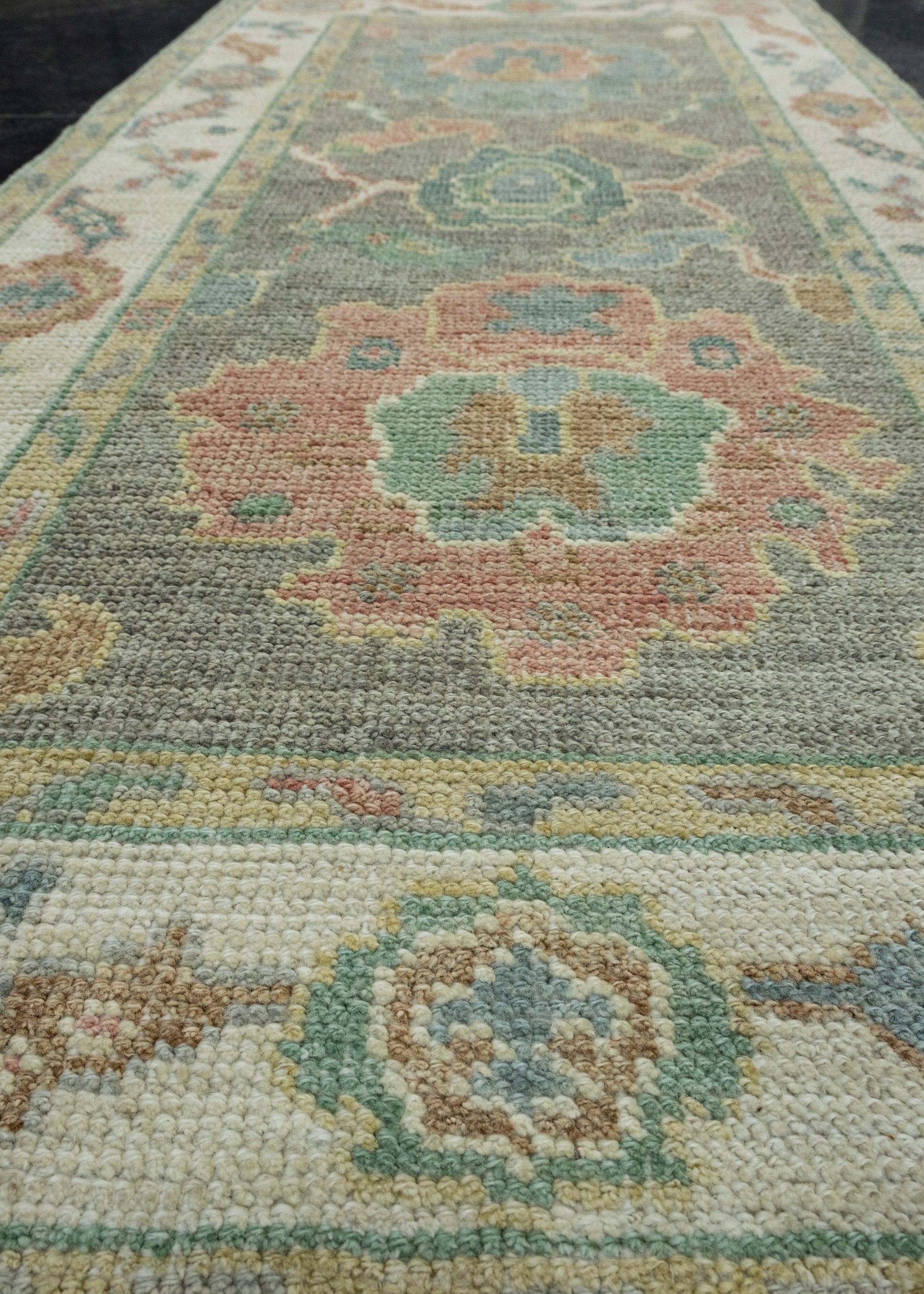 Turkish Oushak Rug 2'6" x 5'7" #17514
