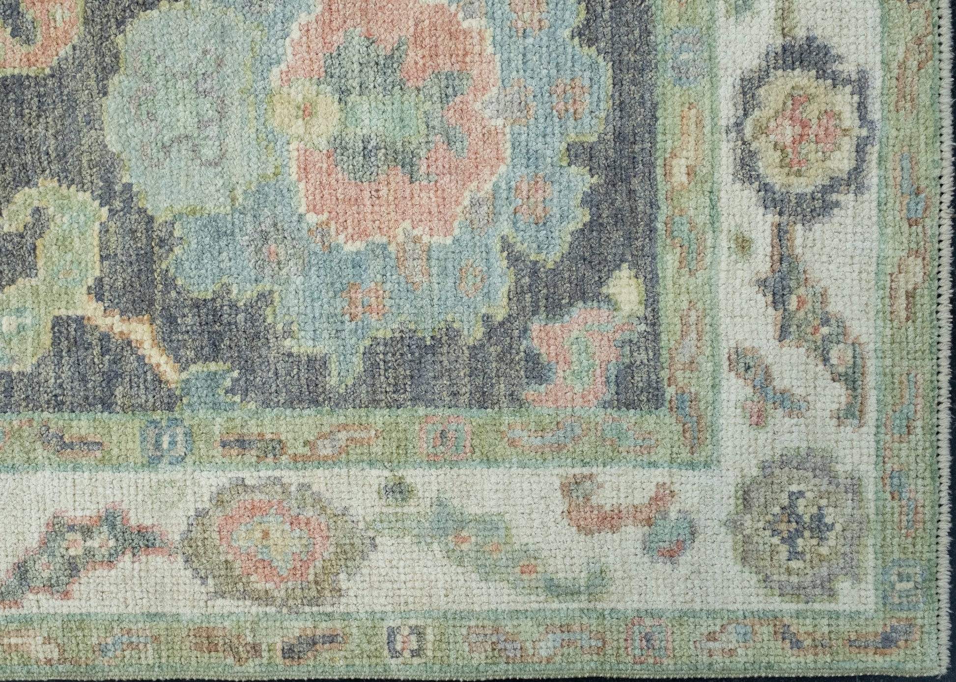 Turkish Oushak Rug 2'7" x 5'1" #17387