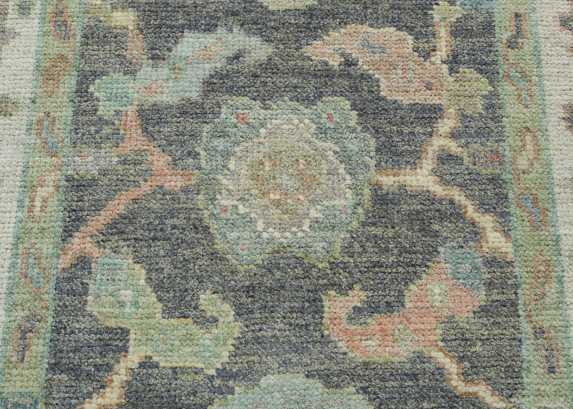 Turkish Oushak Rug 2'7" x 5'1" #17387
