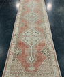 Turkish Vintage Anatolian Runner Rug 2'8" x 11' #17626