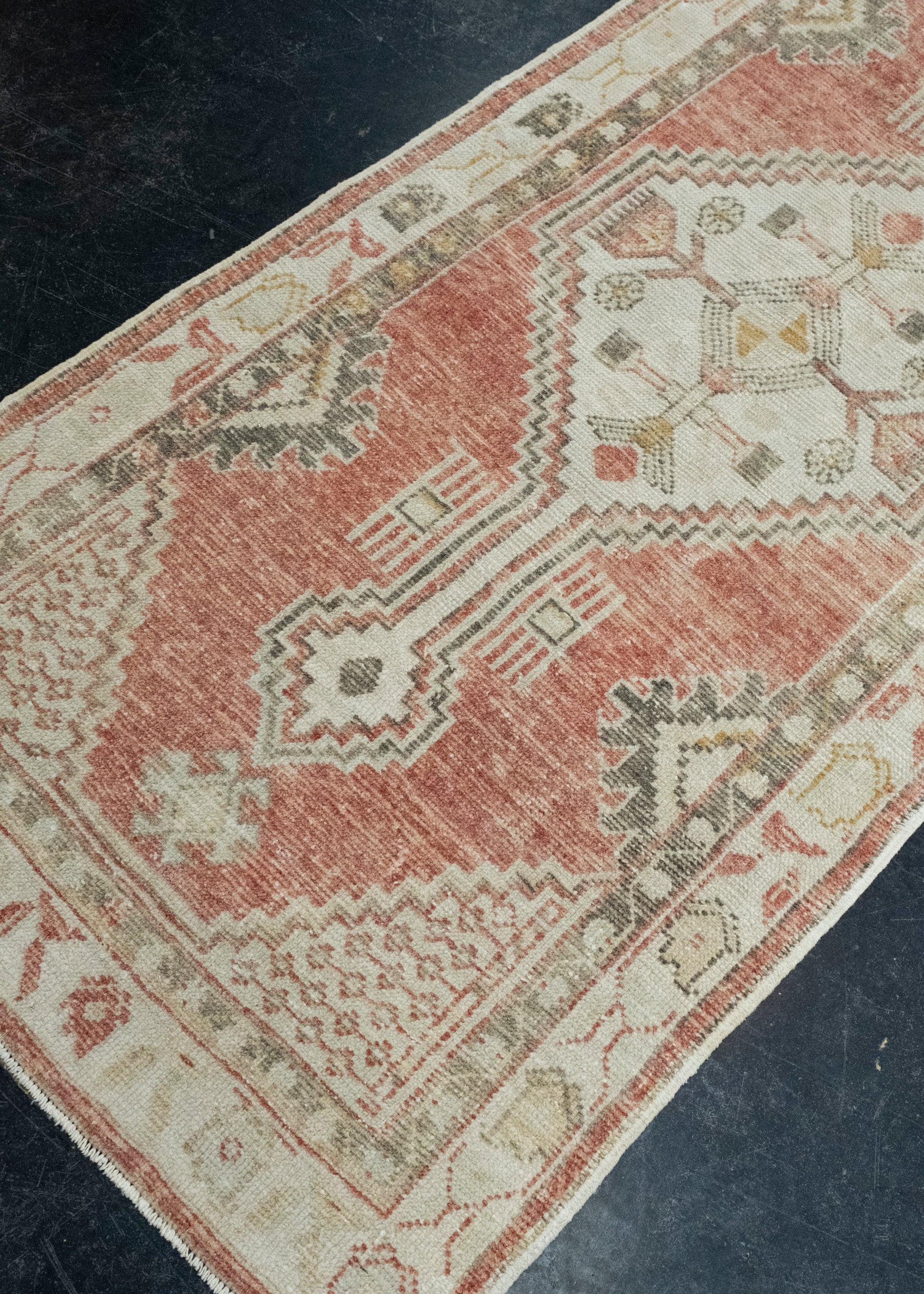 Turkish Vintage Anatolian Runner Rug 2'8" x 11' #17626