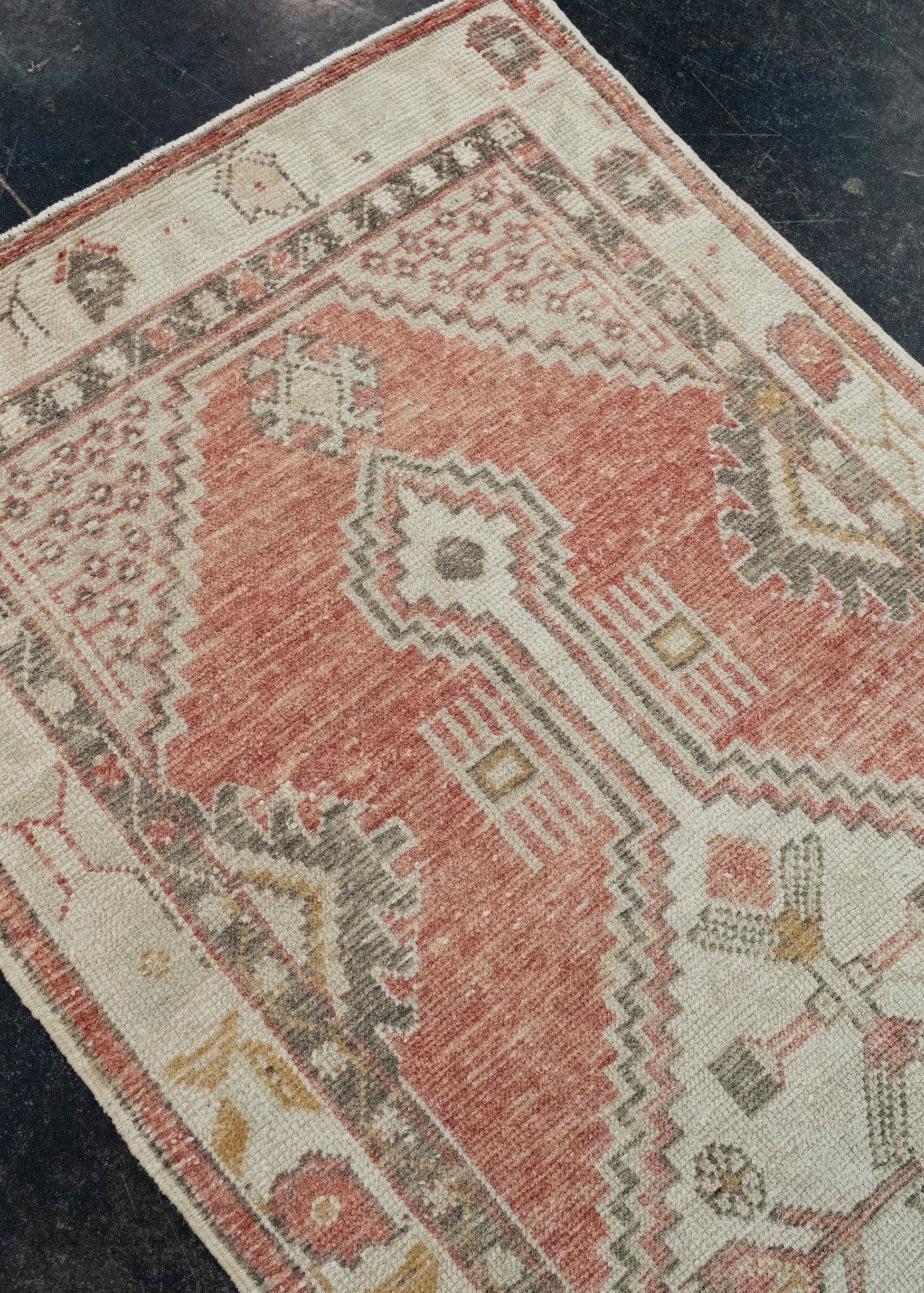 Turkish Vintage Anatolian Runner Rug 2'8" x 11' #17626