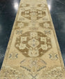 Turkish Vintage Anatolian Runner Rug 3'3" x 13'4" #17137